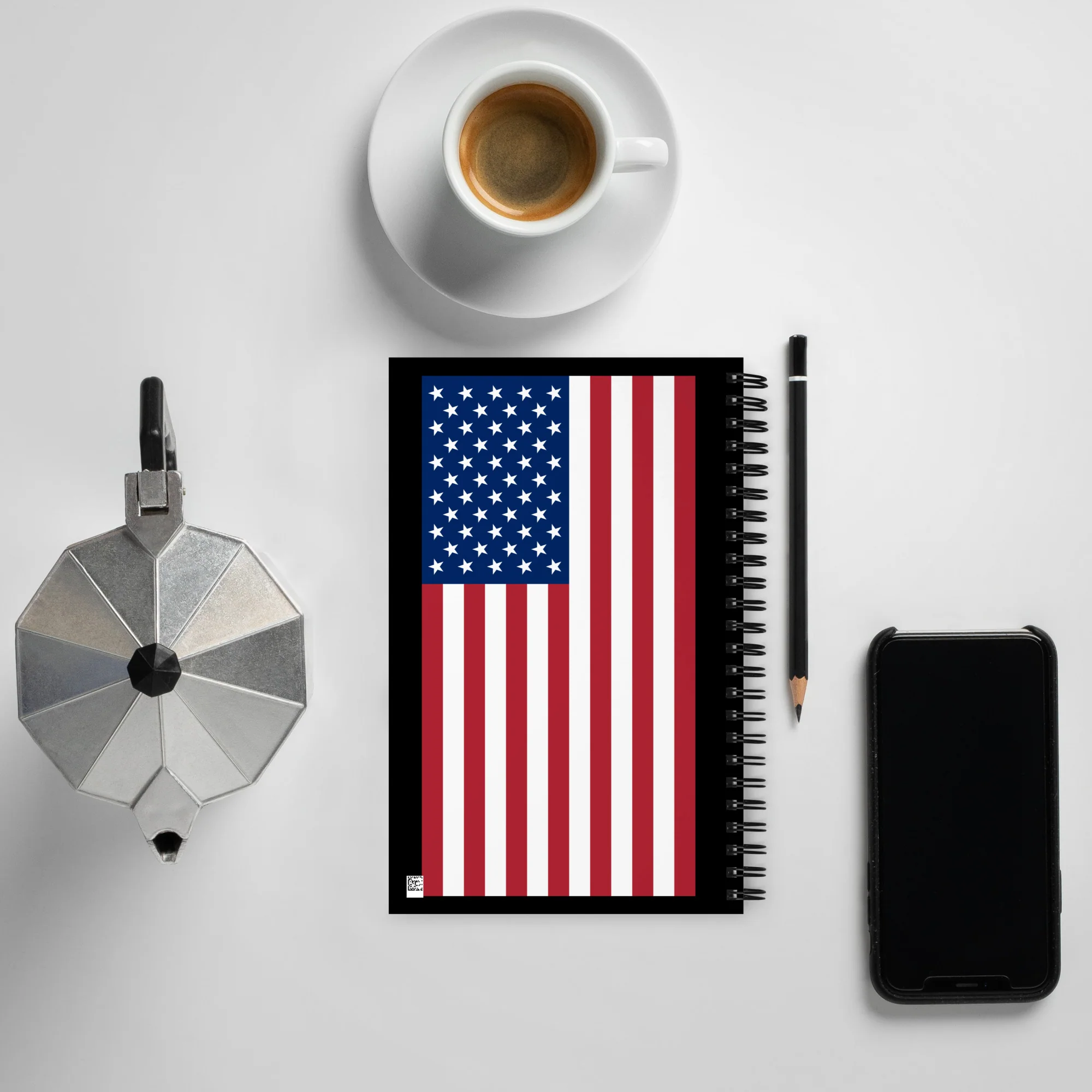 American Flag Spiral Notebook - Image 4