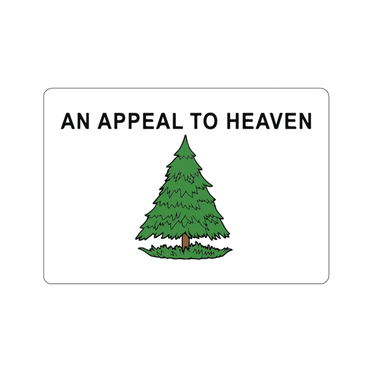 Appeal To Heaven Flag Decal Sticker (indoor and outdoor use) - Image 4