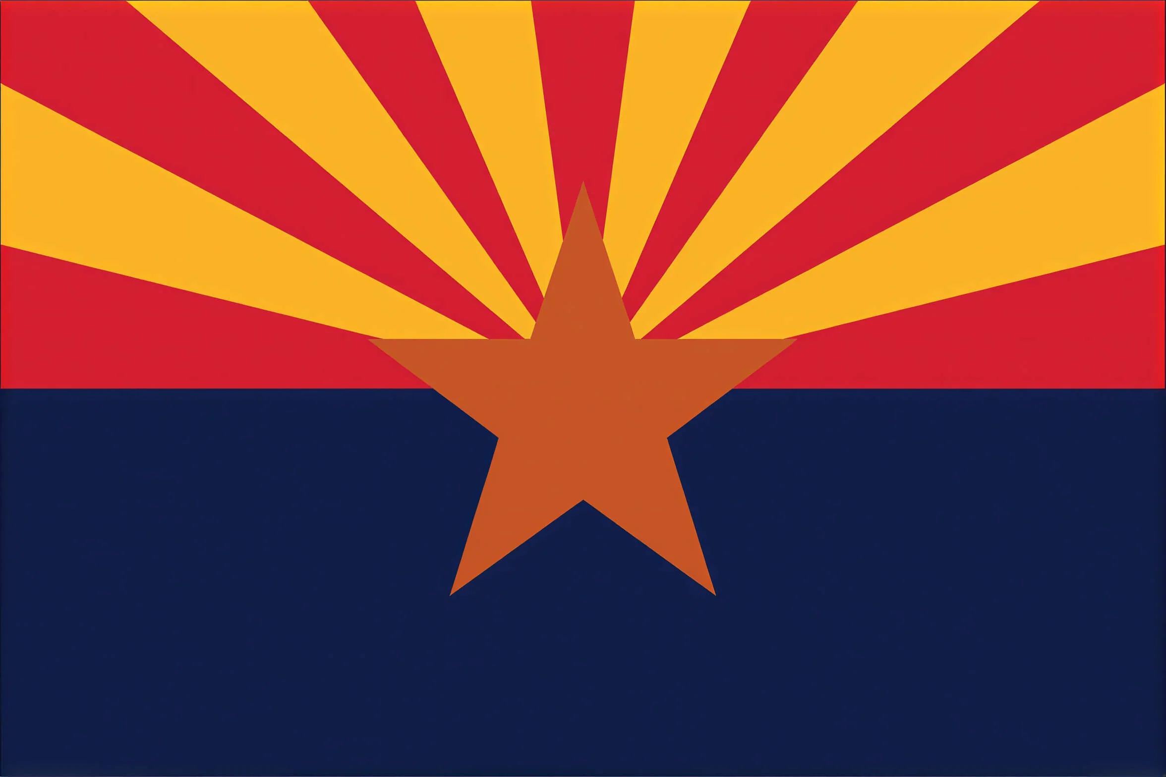 Arizona State Flag Made in USA – Heavy Duty Nylon - Image 2