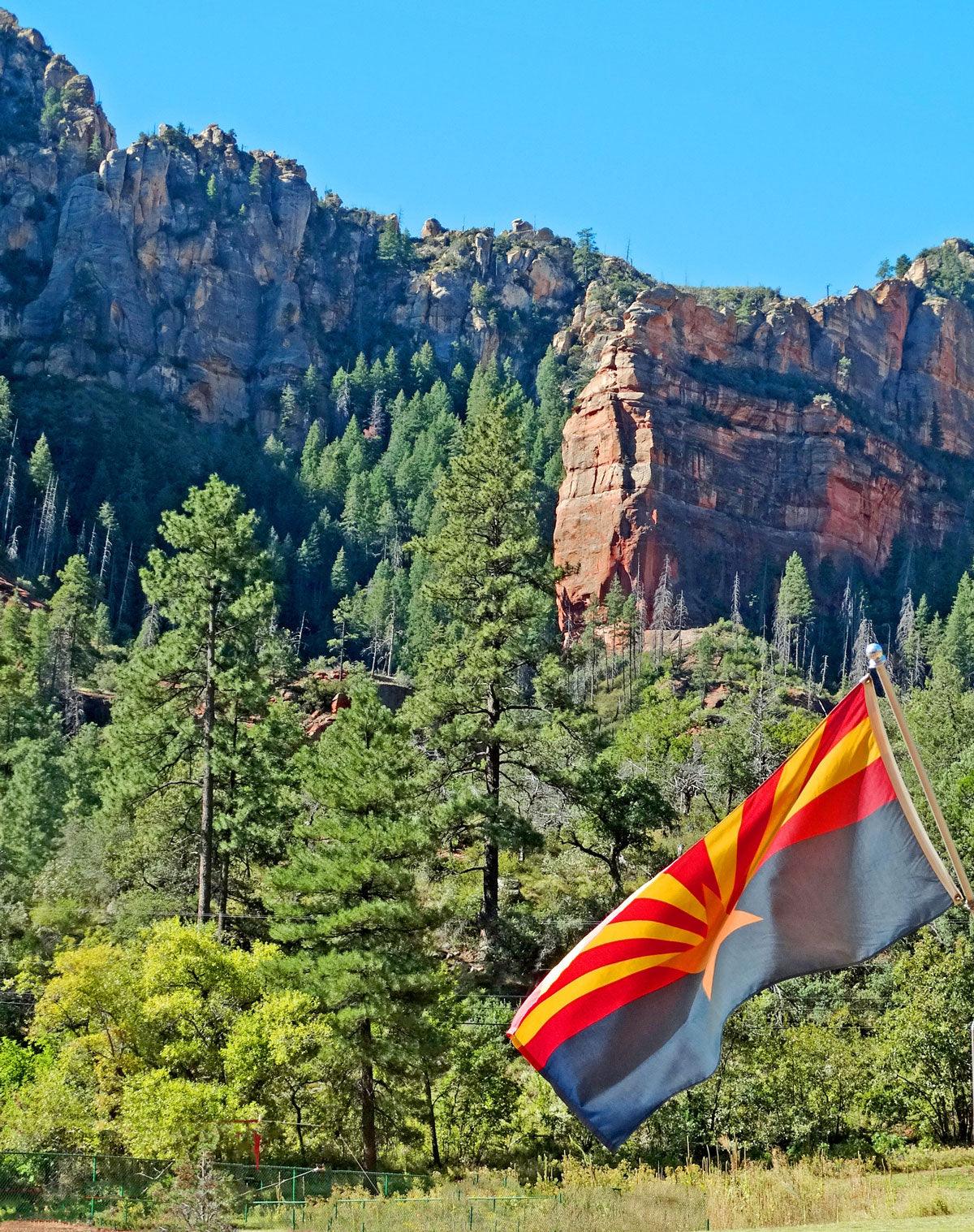 Arizona State Flag Made in USA – Heavy Duty Nylon - Image 3