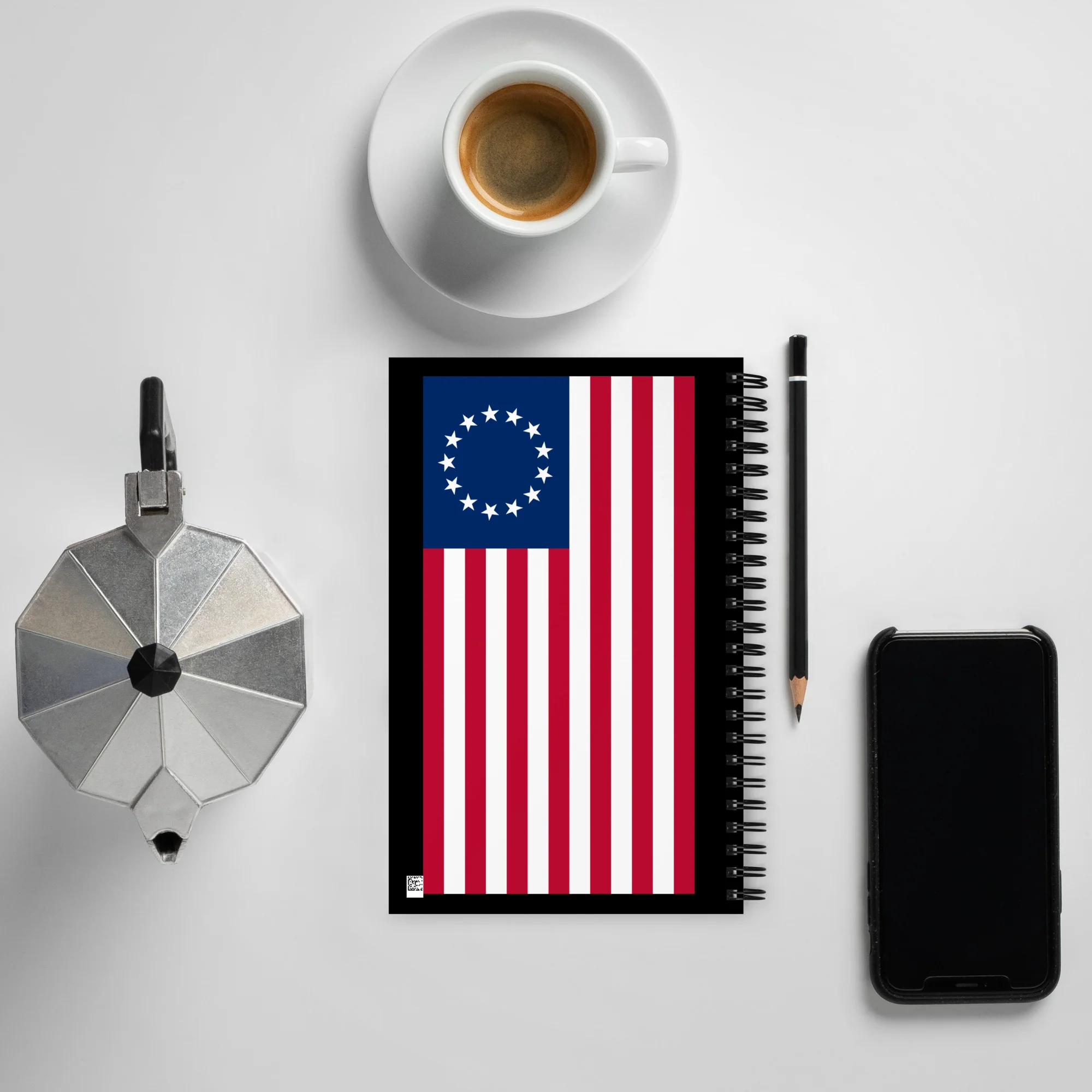 Betsy Ross Flag Spiral Notebook - Image 4