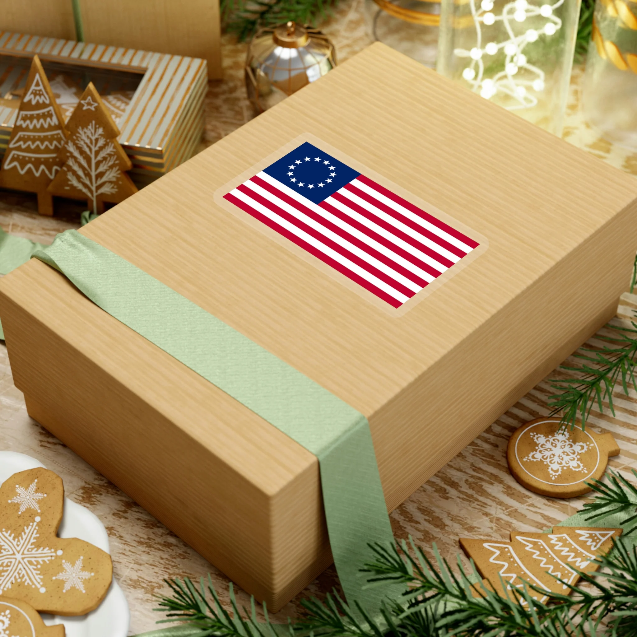 Betsy Ross Flag Sticker - Image 14