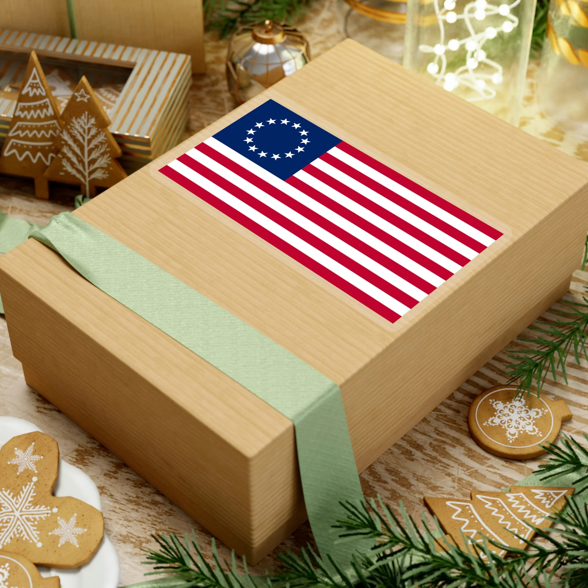 Betsy Ross Flag Sticker - Image 19