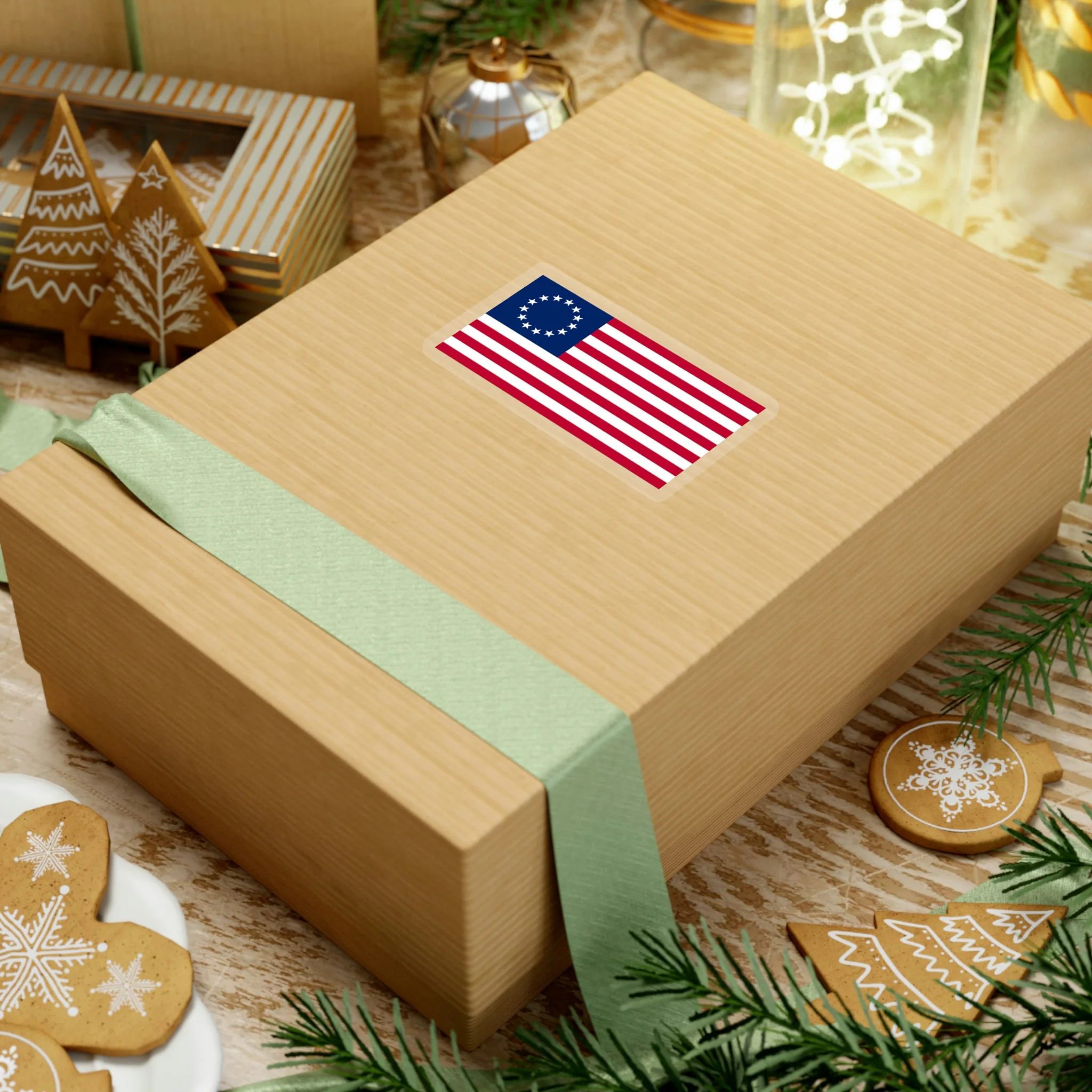 Betsy Ross Flag Sticker - Image 9