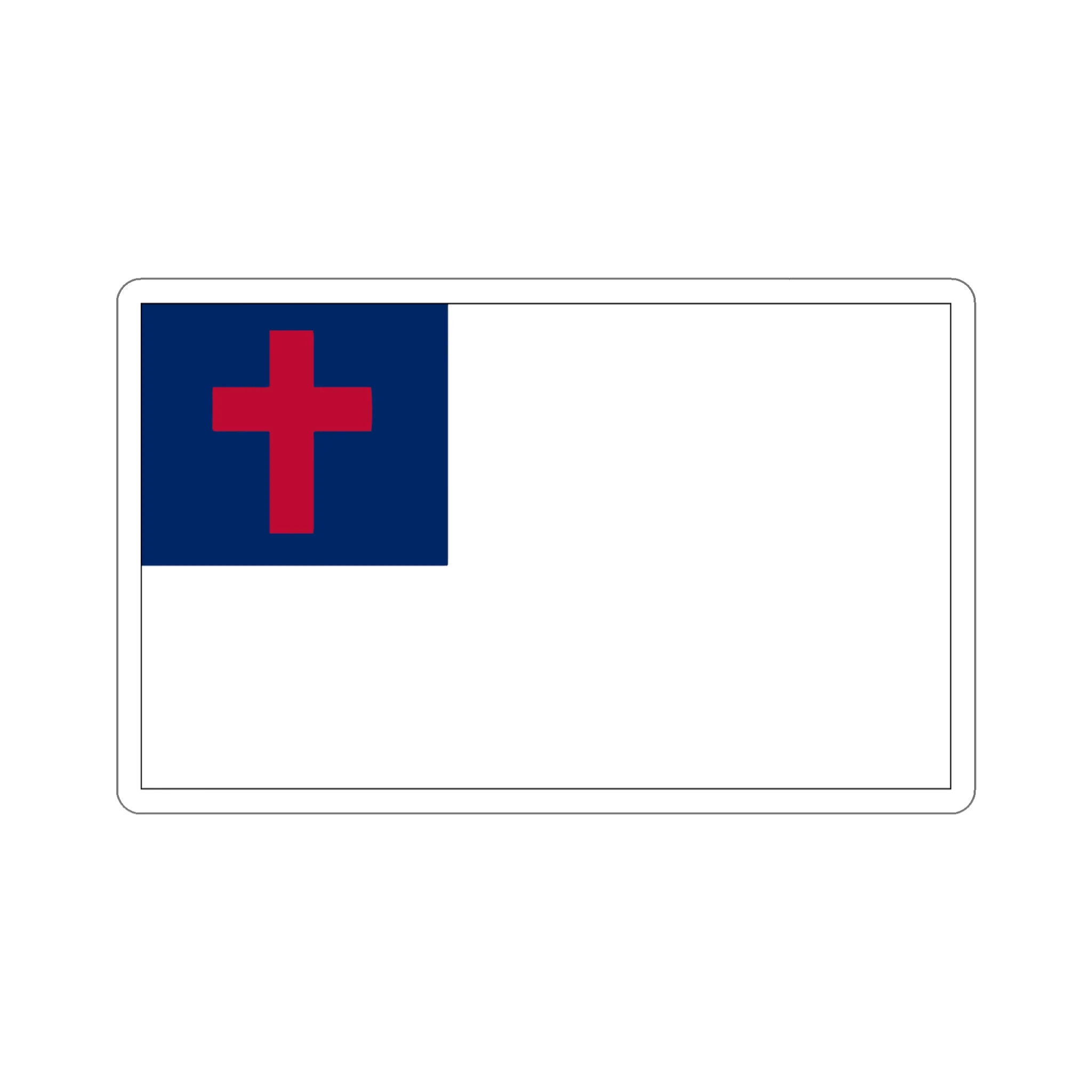 Christian Flag Sticker - Image 20
