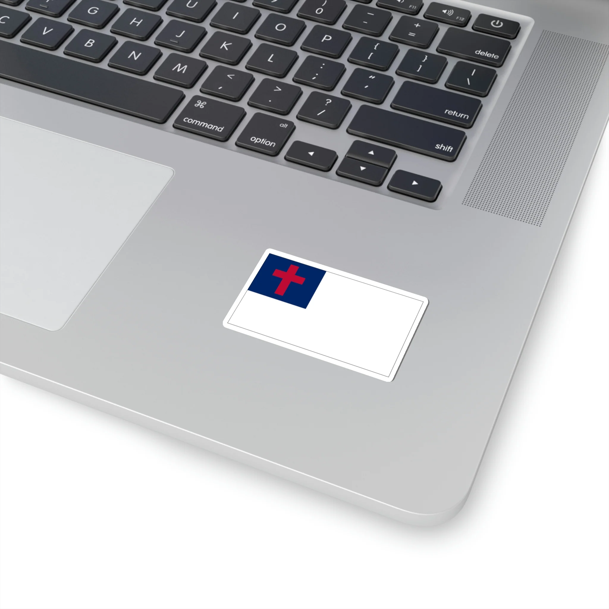 Christian Flag Sticker - Image 3