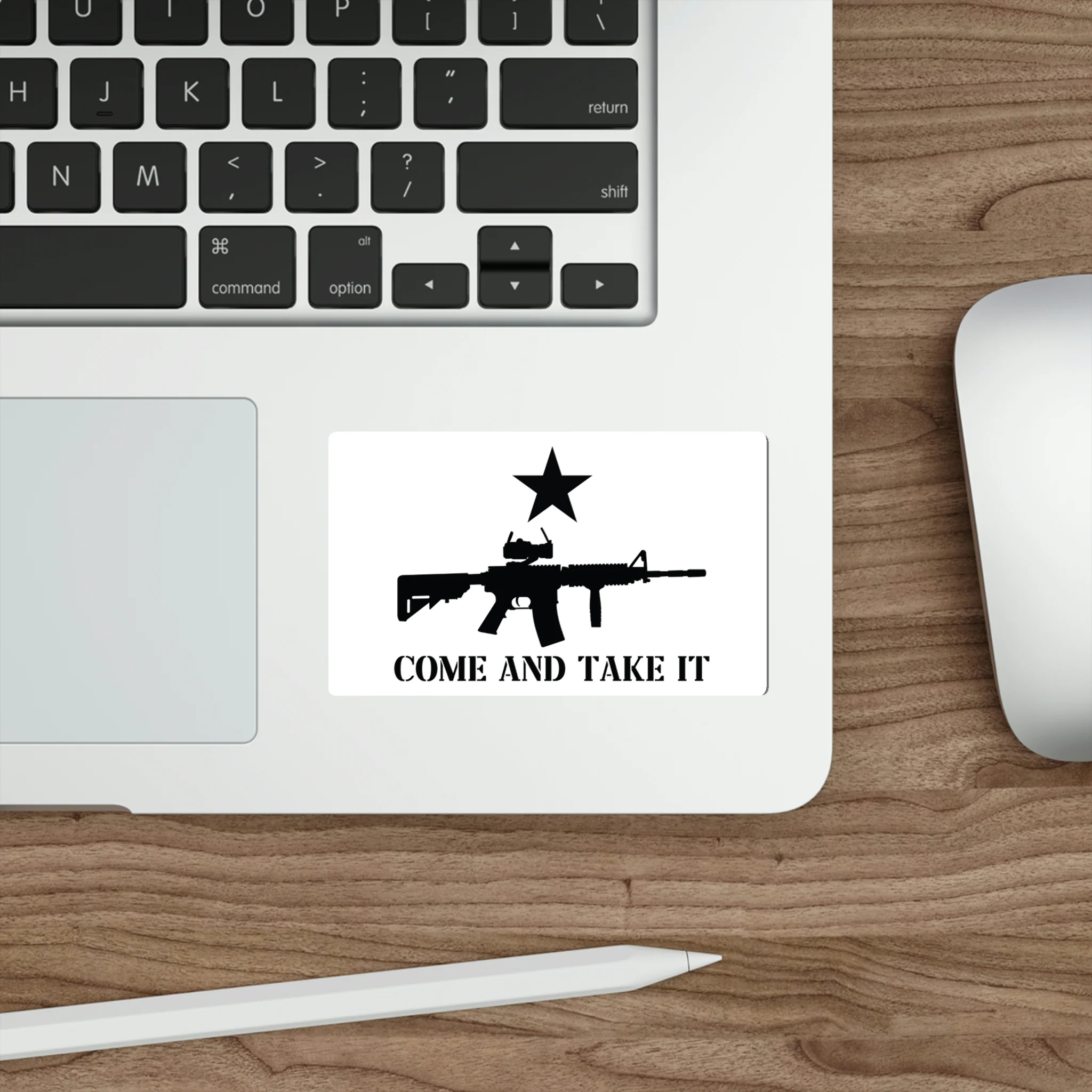 Come And Take It AR-15 Flag Decal (indoor and outdoor use) - Image 13