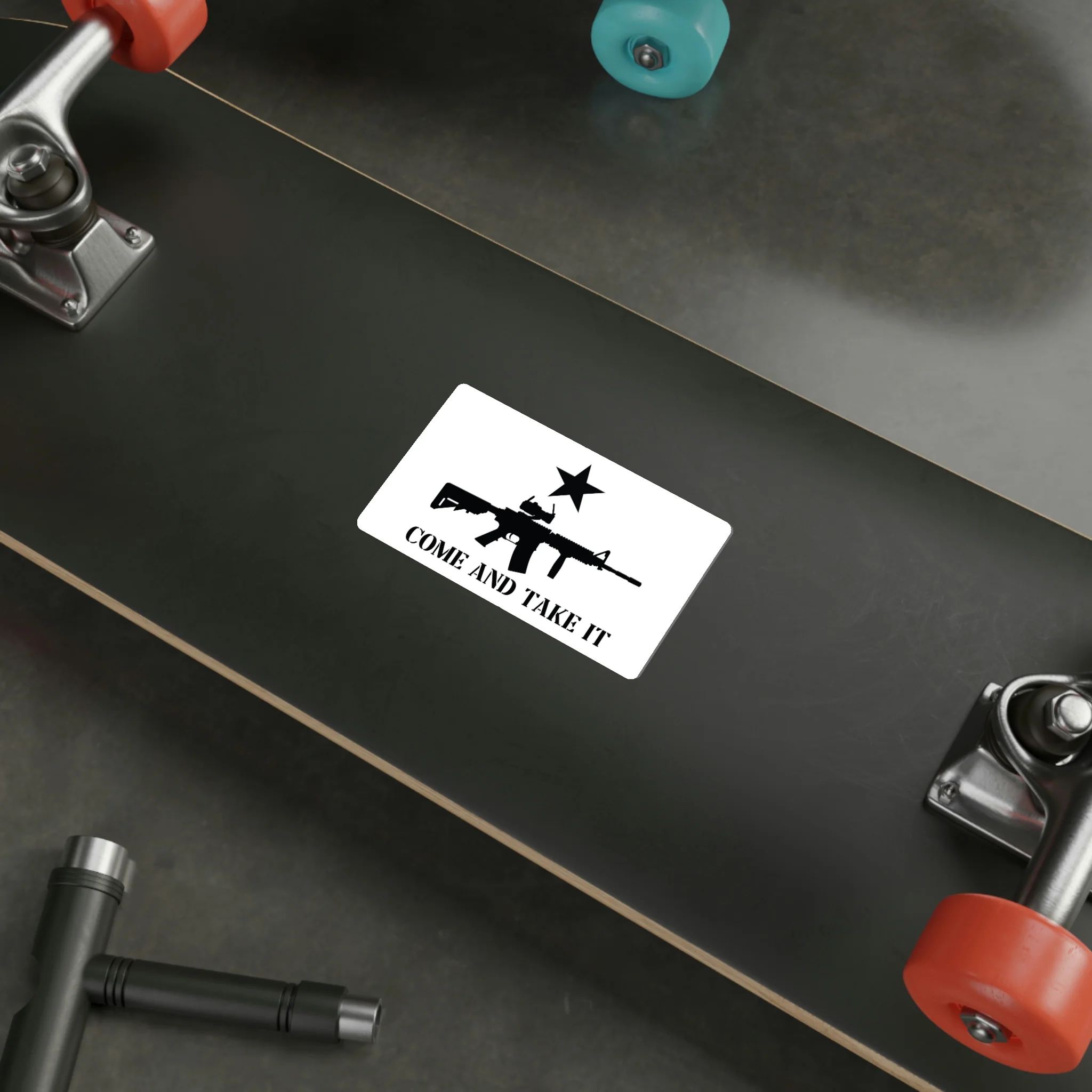 Come And Take It AR-15 Flag Decal (indoor and outdoor use) - Image 14