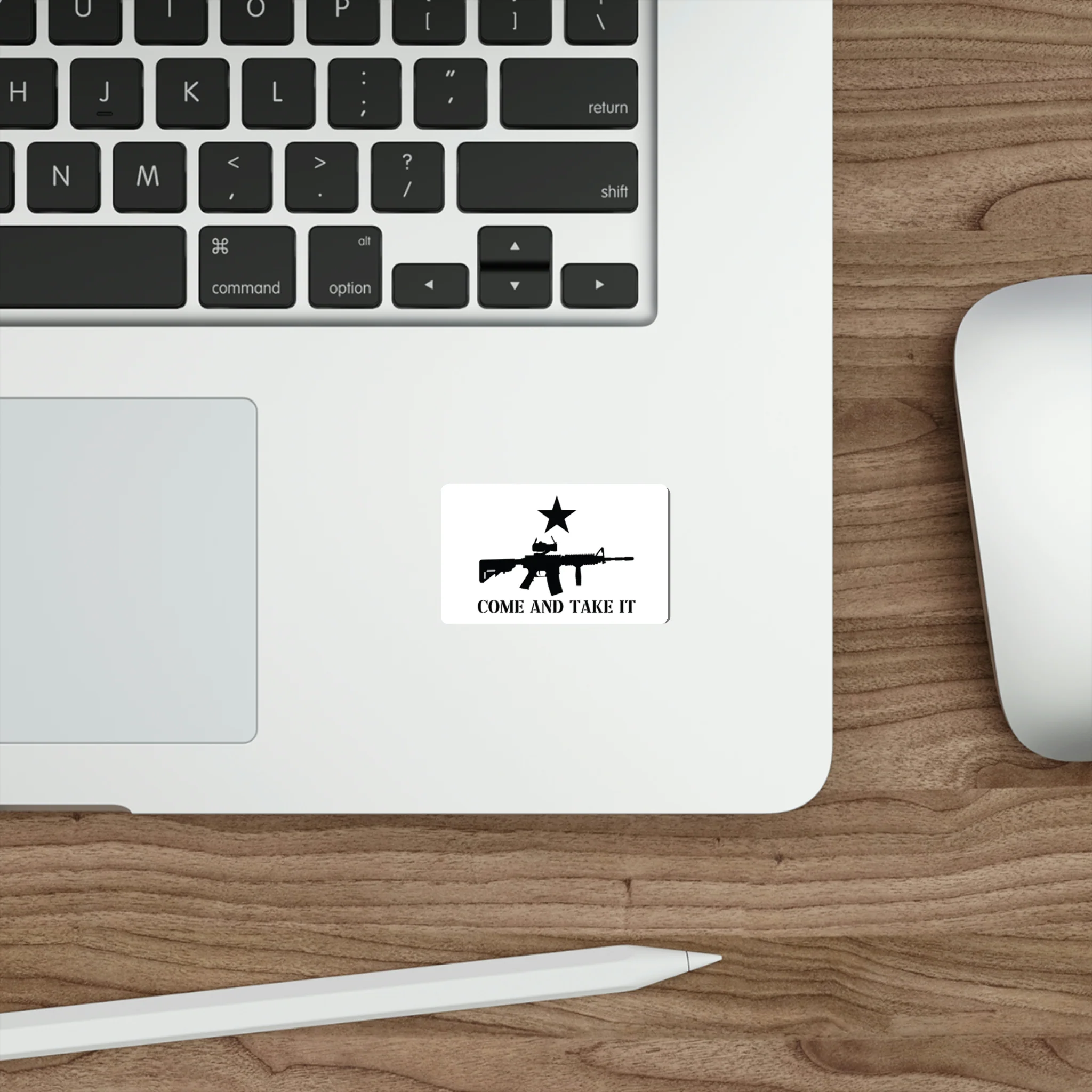 Come And Take It AR-15 Flag Decal (indoor and outdoor use) - Image 5