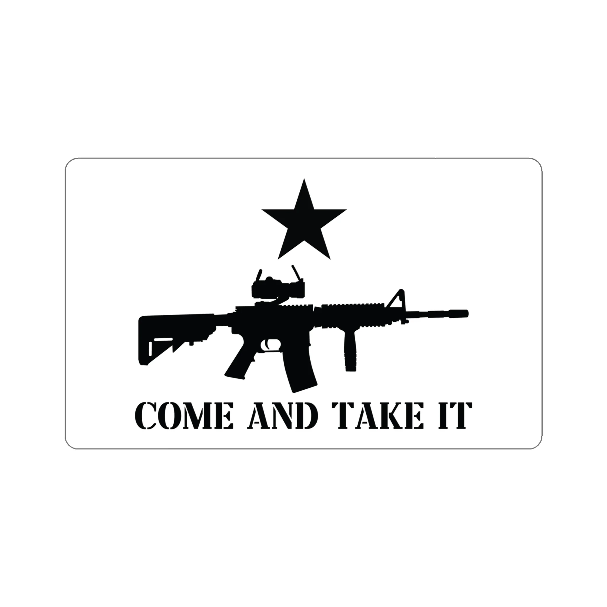 Come And Take It AR-15 Flag Sticker - Image 20