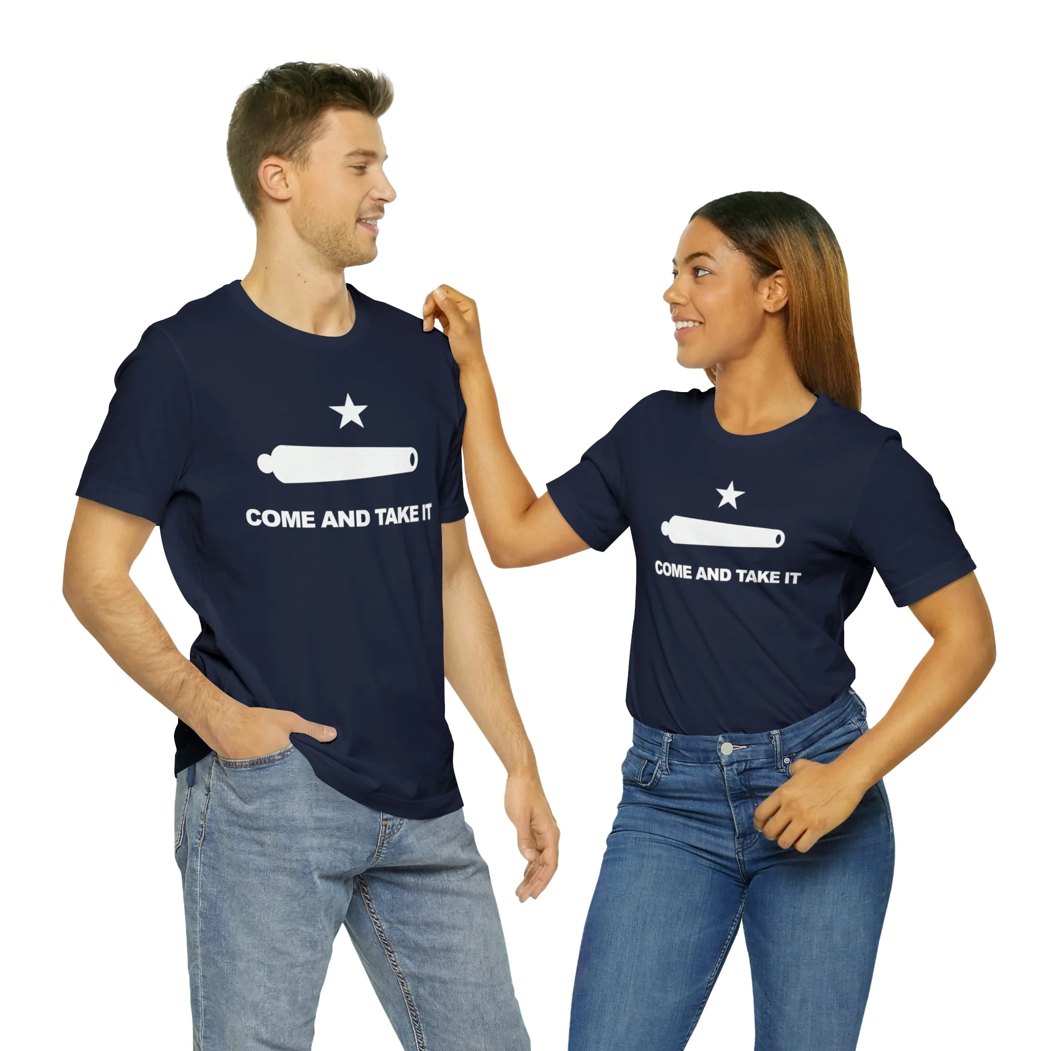 Come And Take It Flag T Shirt: Bella + Canvas 3001 - Image 61
