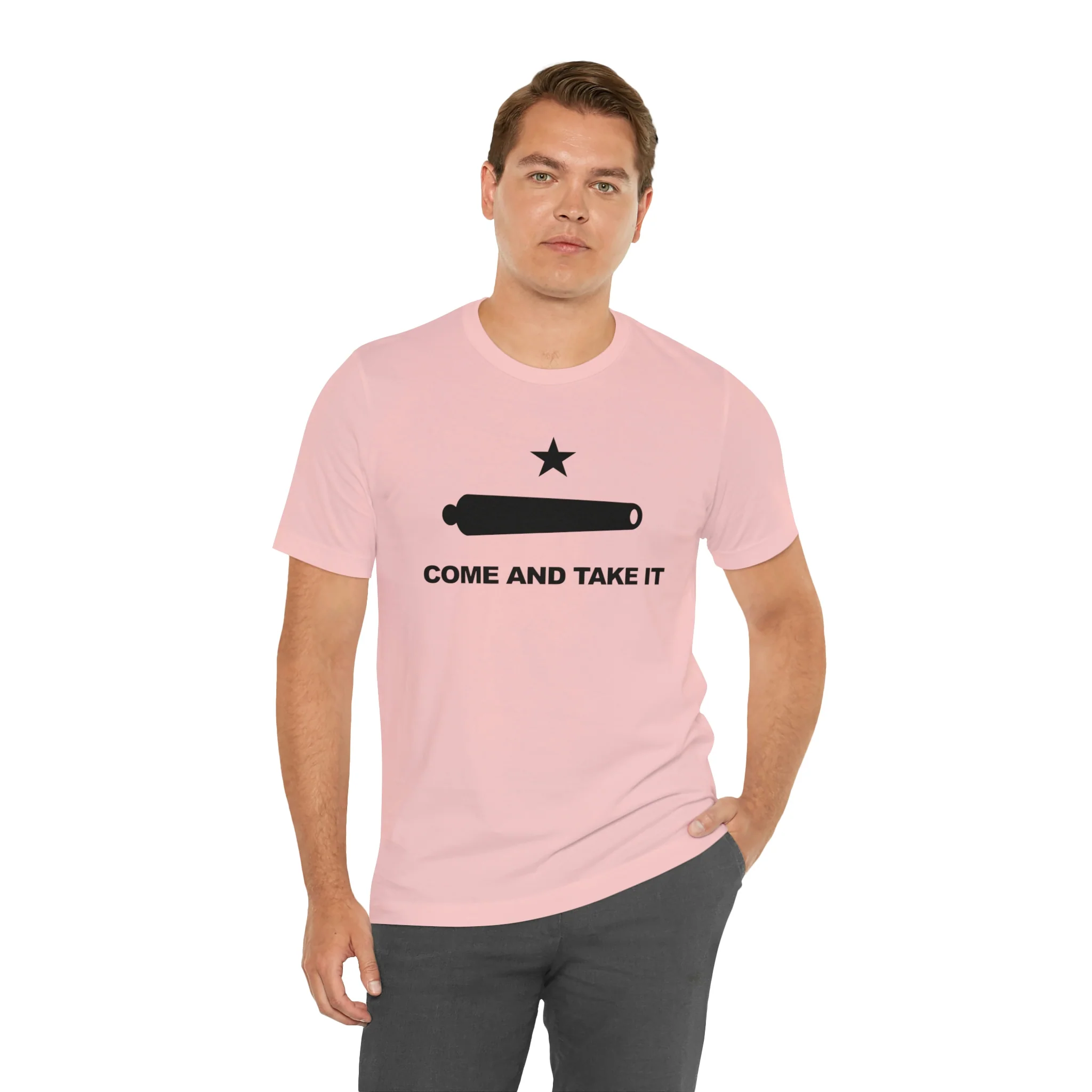 Come And Take It Flag T Shirt: Bella + Canvas 3001 - Image 83