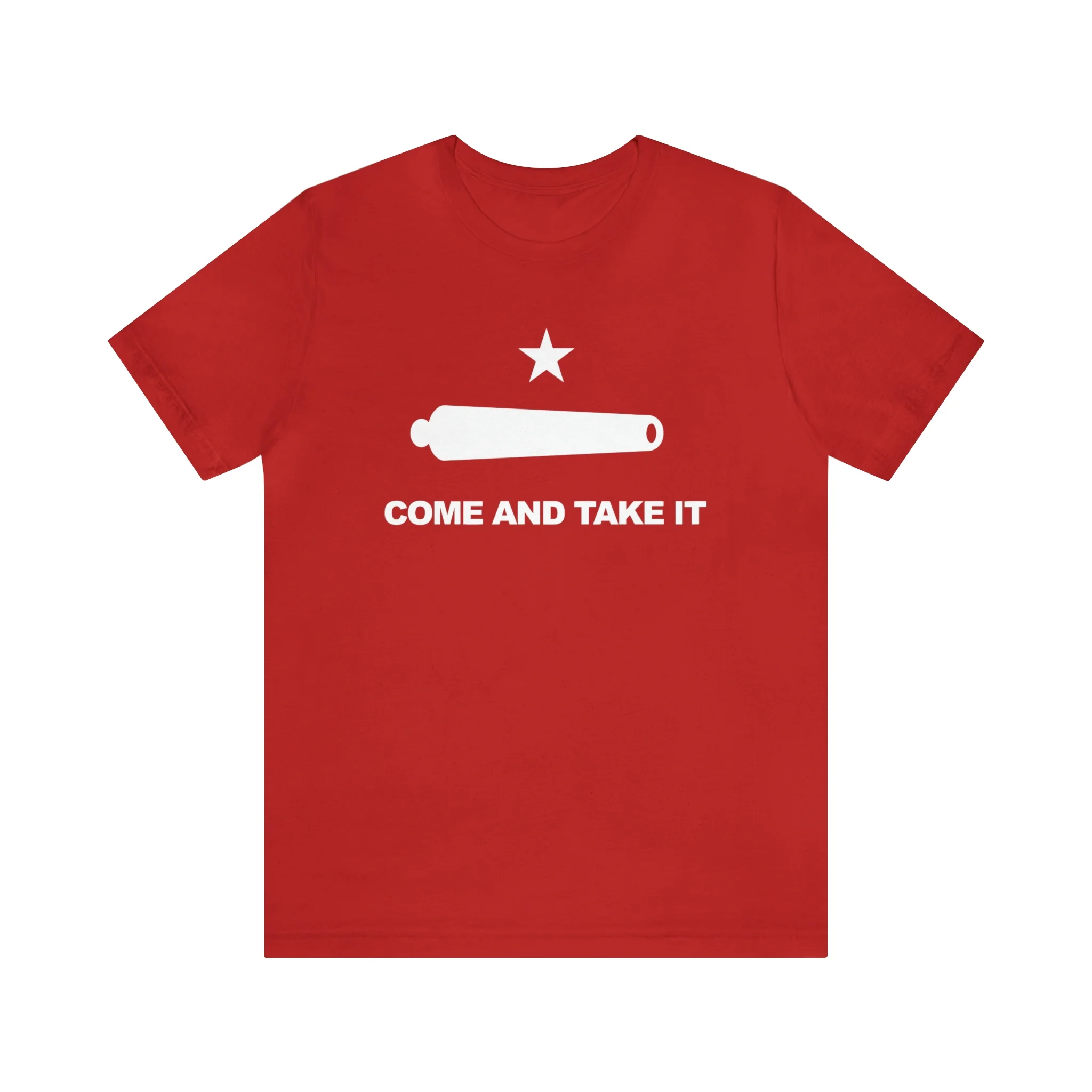 Come And Take It Flag T Shirt: Bella + Canvas 3001 - Image 87