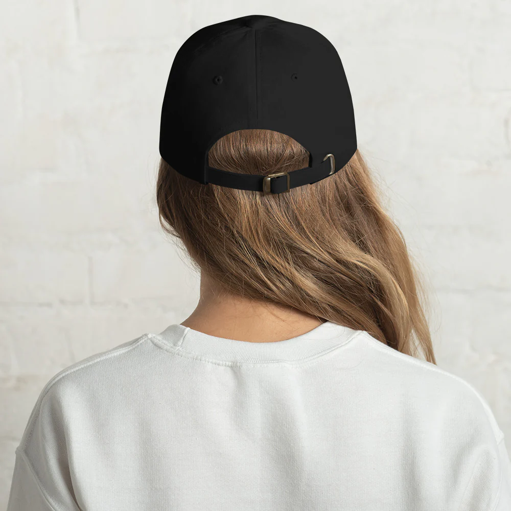 Dad Hat - Thin Blue Line Flag (Embroidered Flag) - Image 3