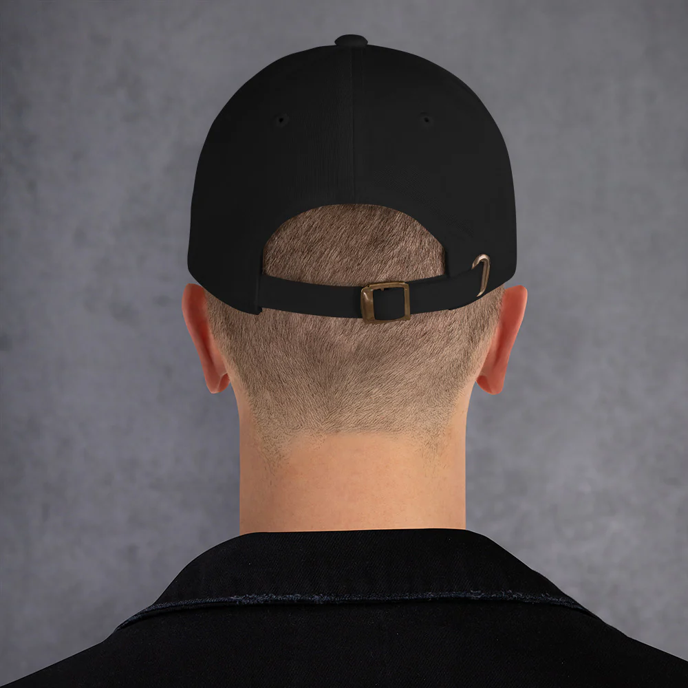Dad Hat - Thin Yellow Line Flag (Embroidered Flag) - Image 14