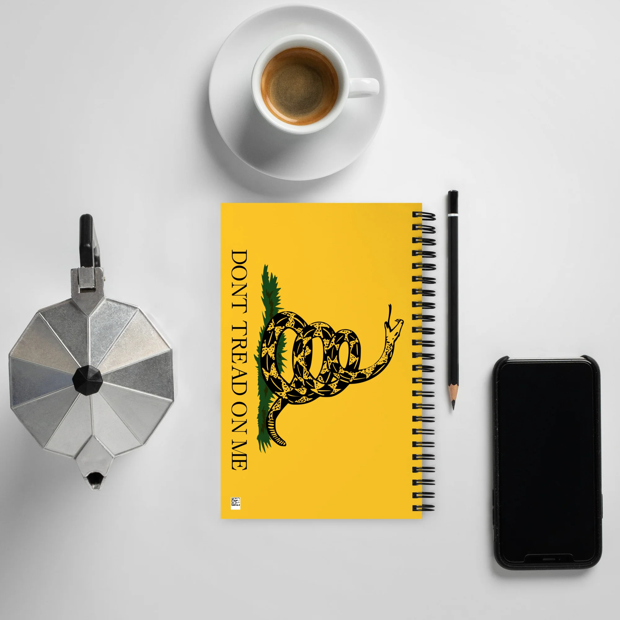 Don't Tread On Me Flag Spiral Notebook - Image 4