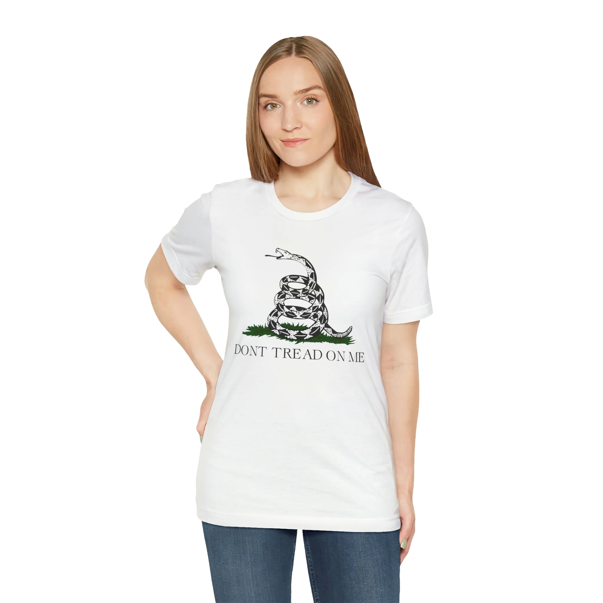 Don't Tread On Me T Shirt: Bella + Canvas 3001 - Image 10