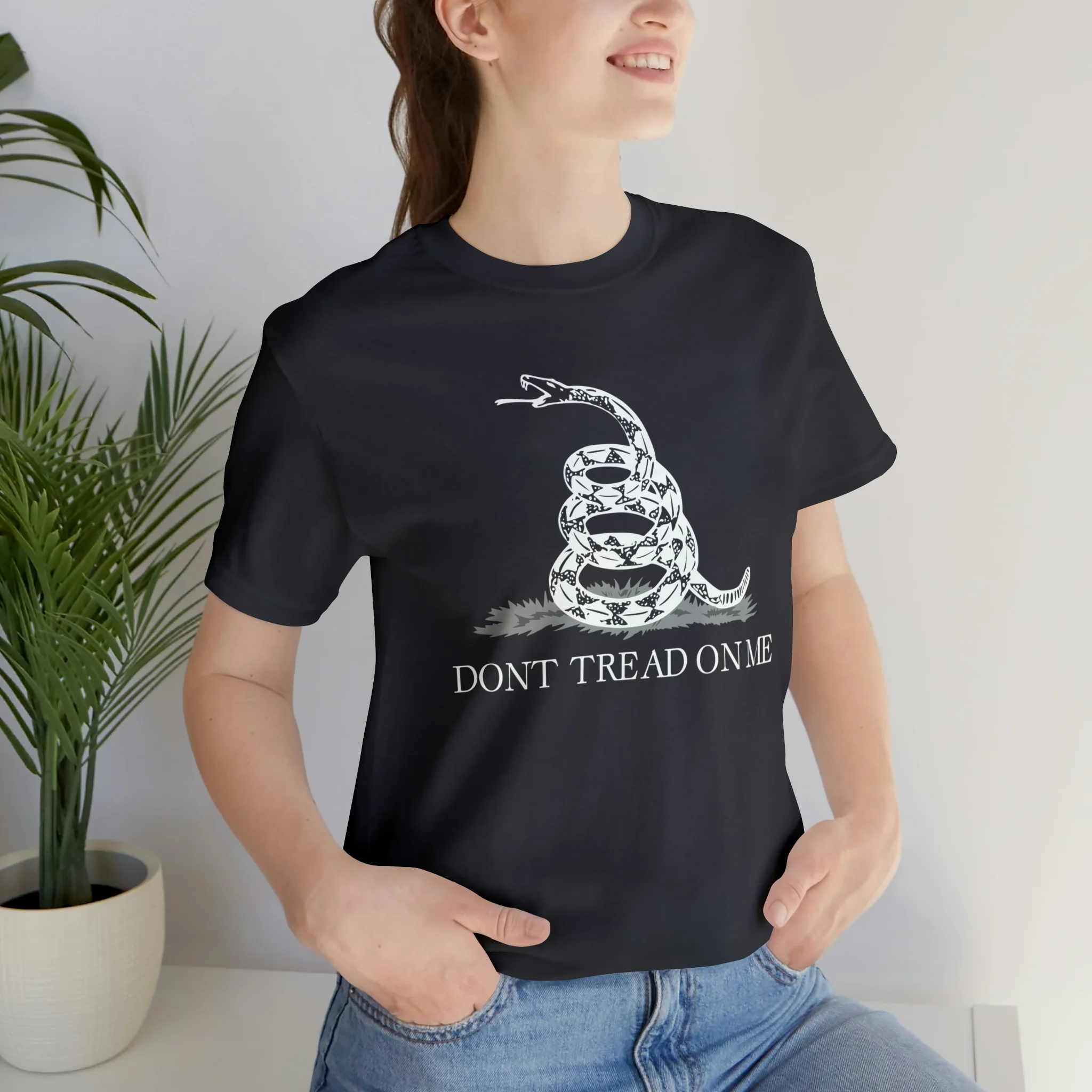 Don't Tread On Me T Shirt: Bella + Canvas 3001 - Image 30