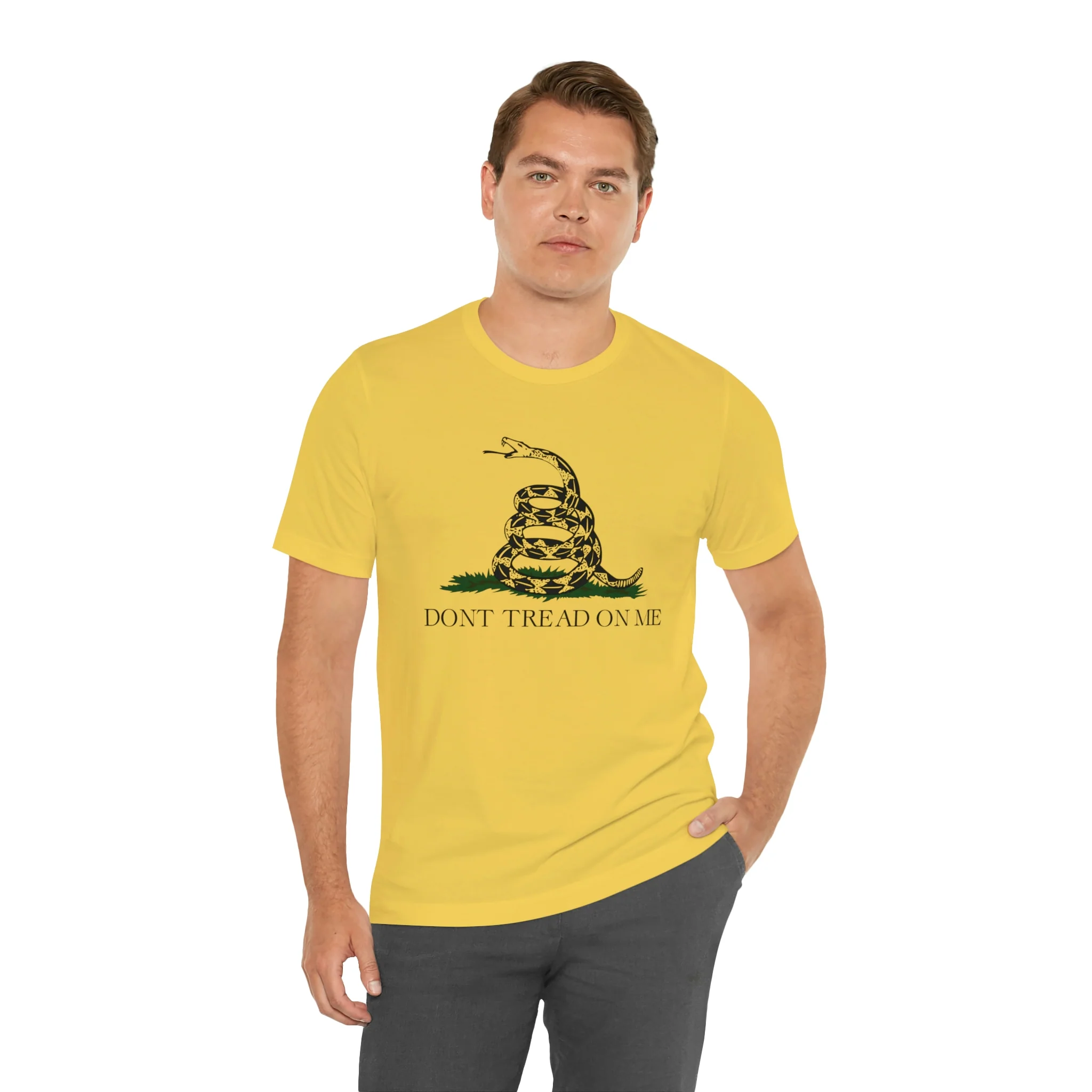 Don't Tread On Me T Shirt: Bella + Canvas 3001 - Image 5