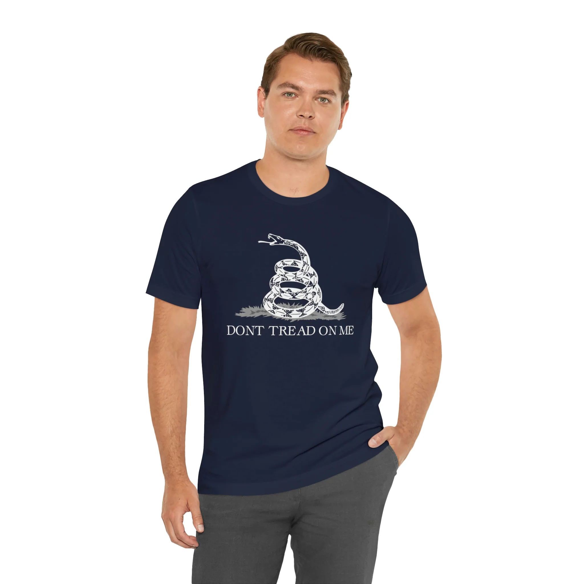 Don't Tread On Me T Shirt: Bella + Canvas 3001 - Image 65