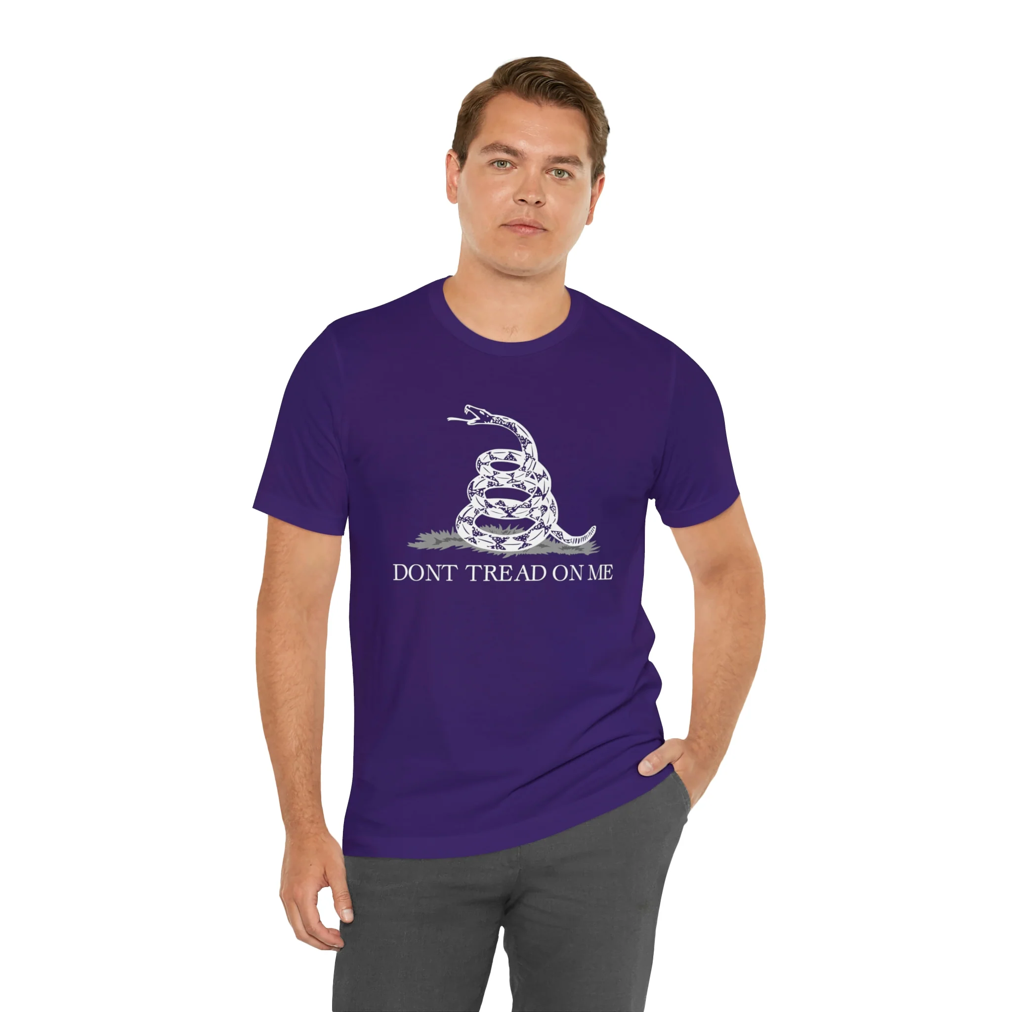 Don't Tread On Me T Shirt: Bella + Canvas 3001 - Image 71
