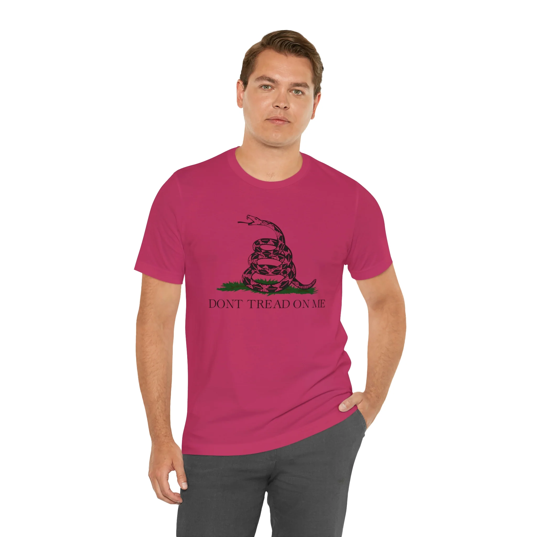 Don't Tread On Me T Shirt: Bella + Canvas 3001 - Image 77