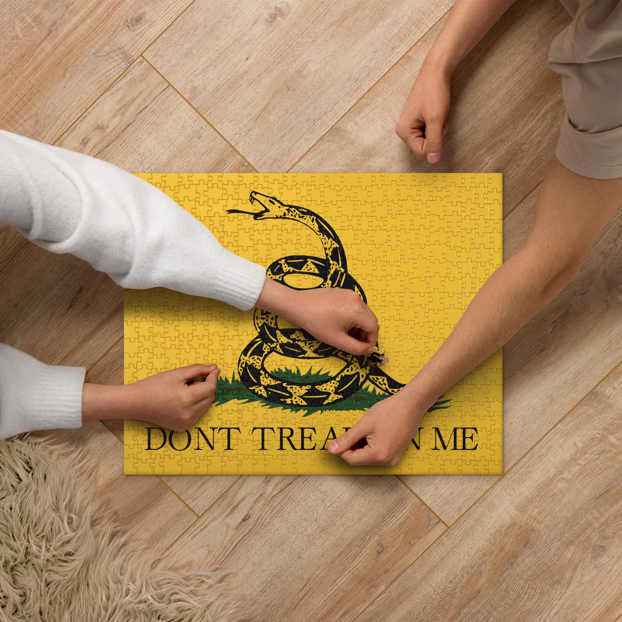 Gadsden Flag "Don't Tread On Me" Jigsaw puzzle (Made in the U.S.A.) by USA Flag Co. - Image 7