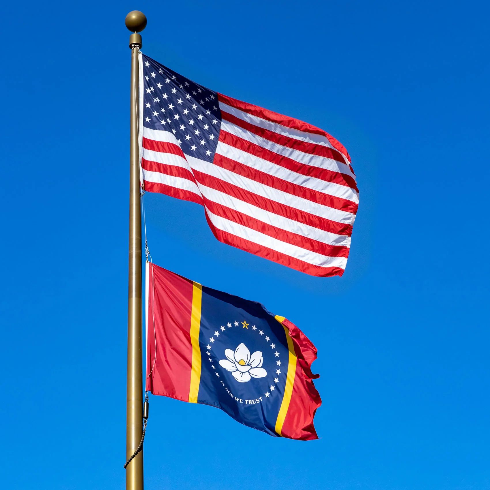 Mississippi State Flag Made in USA – Official 2021 Magnolia Design - Image 3