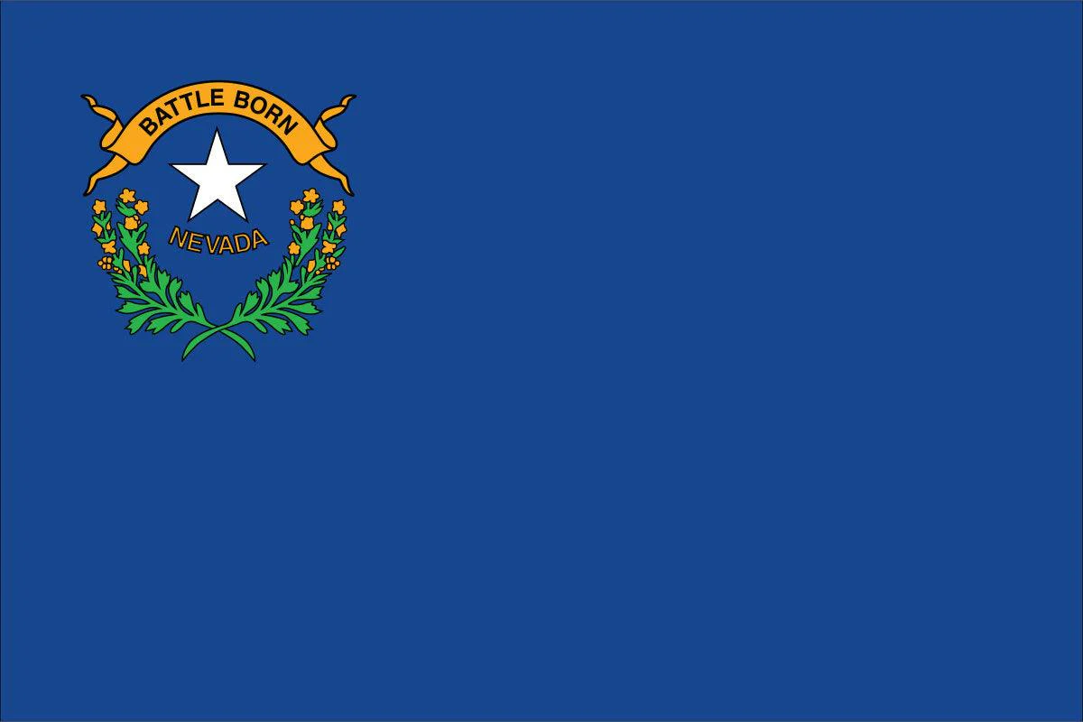 Nevada State Flag Made in USA – Heavy Duty Nylon - Image 2