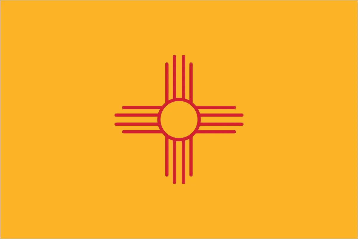 New Mexico State Flag Made in USA – Heavy Duty Nylon - Image 2