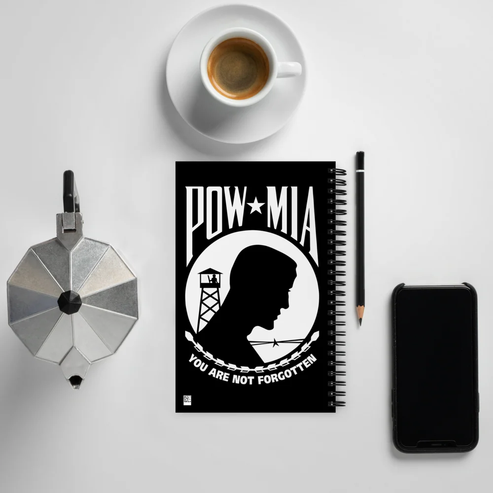 POW-MIA Flag Spiral Notebook - Image 4