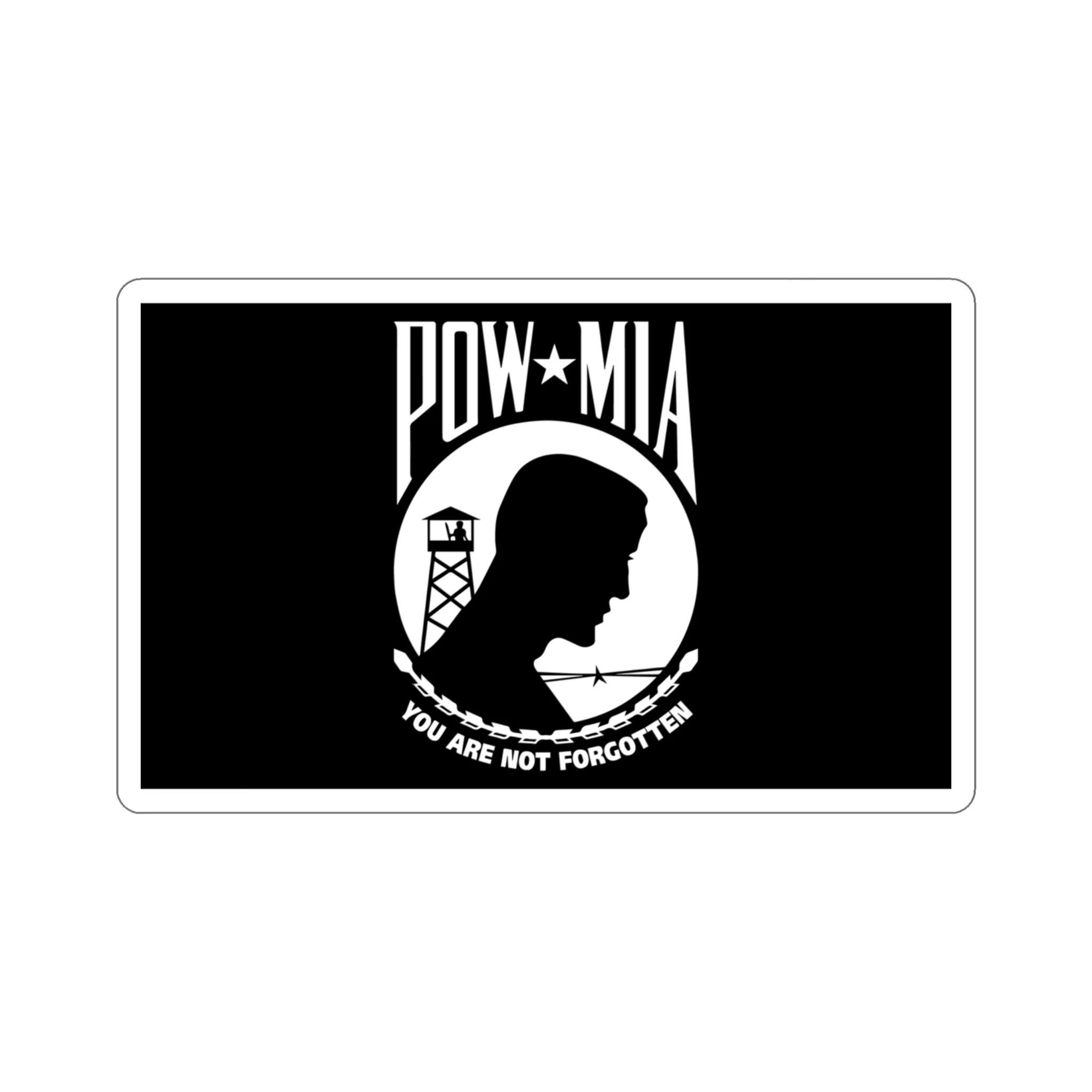 POW-MIA Flag Sticker - Image 15