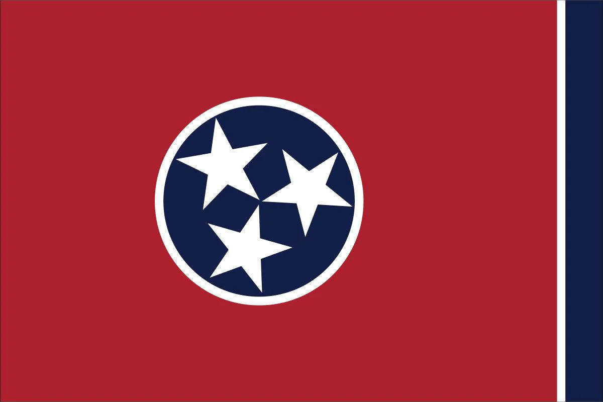Tennessee State Flag Made in USA – Heavy Duty Nylon - Image 2