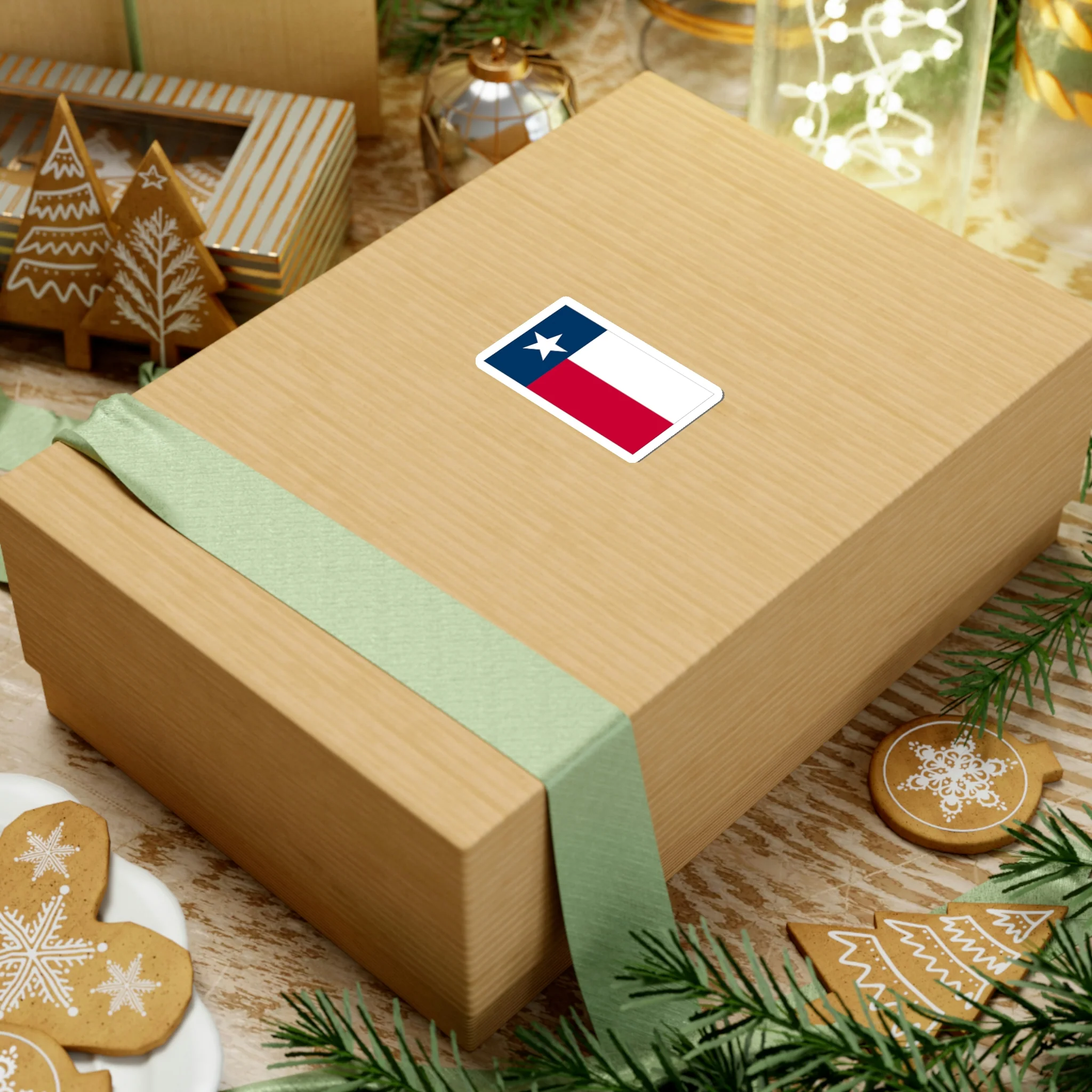 Texas Flag Sticker - Image 4