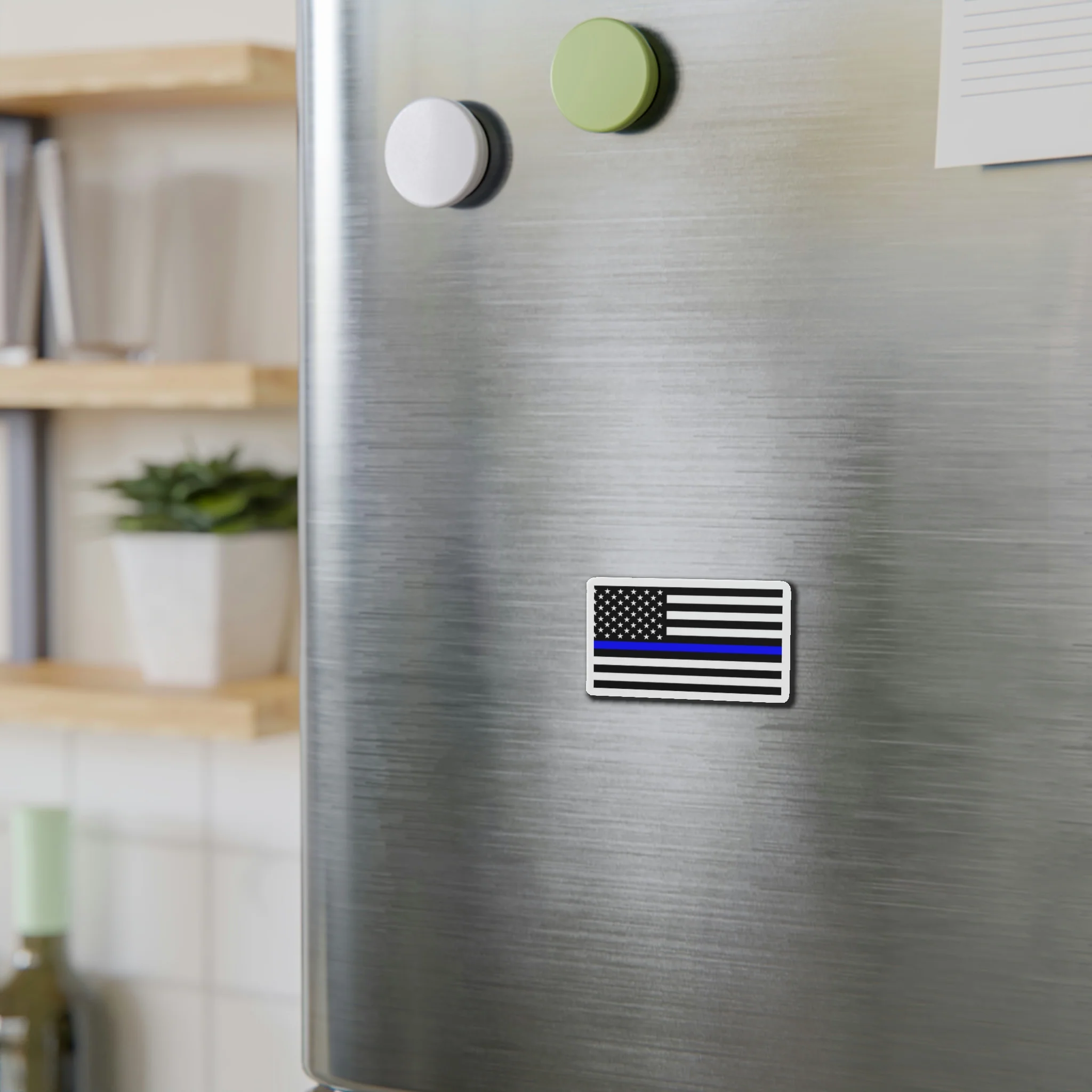 Thin Blue Line Flag Magnet - Image 6