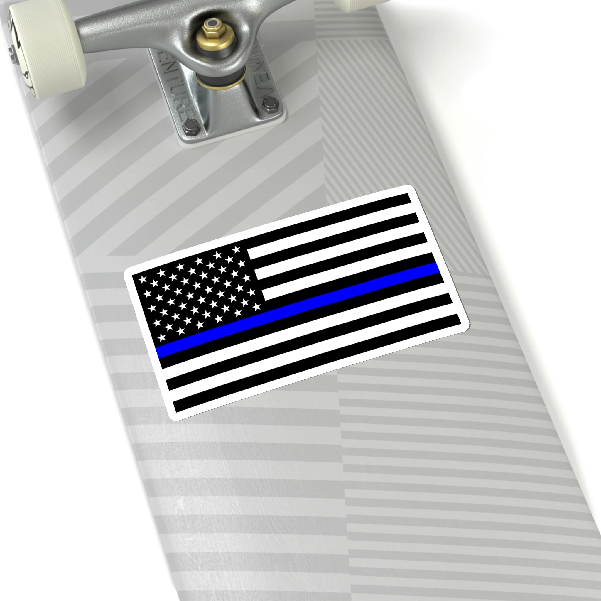 Thin Blue Line Flag Sticker - Image 21