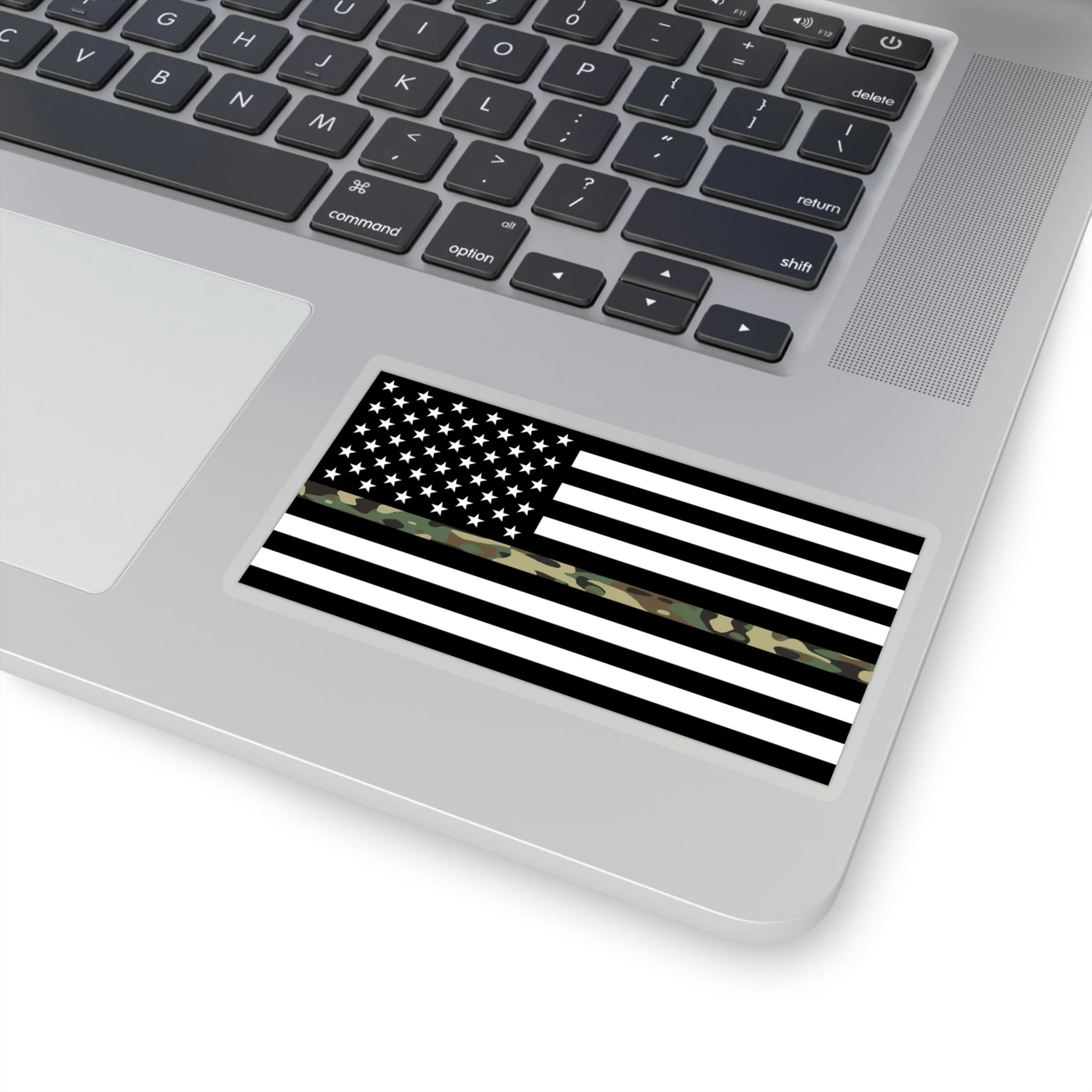Thin Camo Line Flag Sticker - Image 13