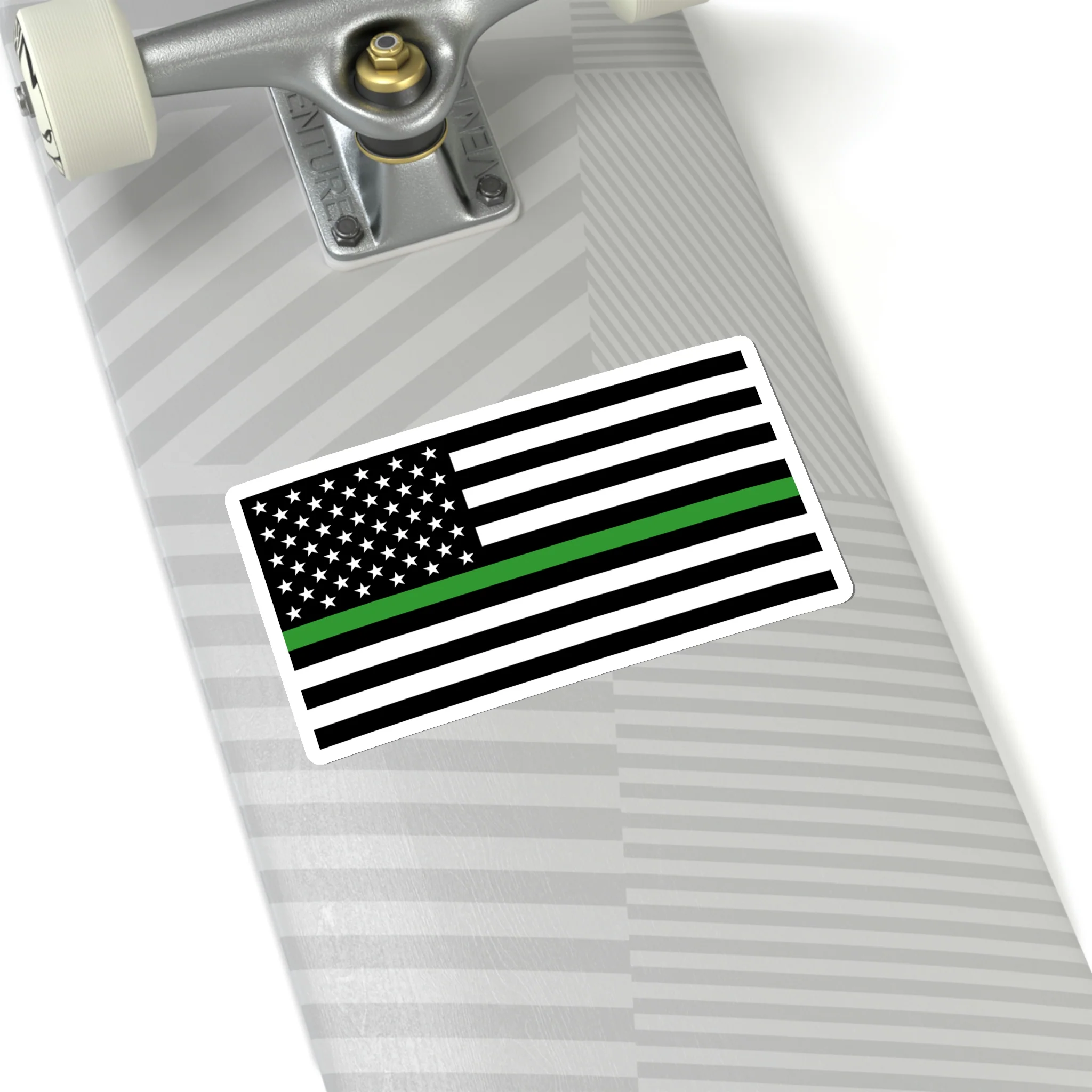 Thin Green Line Flag Sticker - Image 21