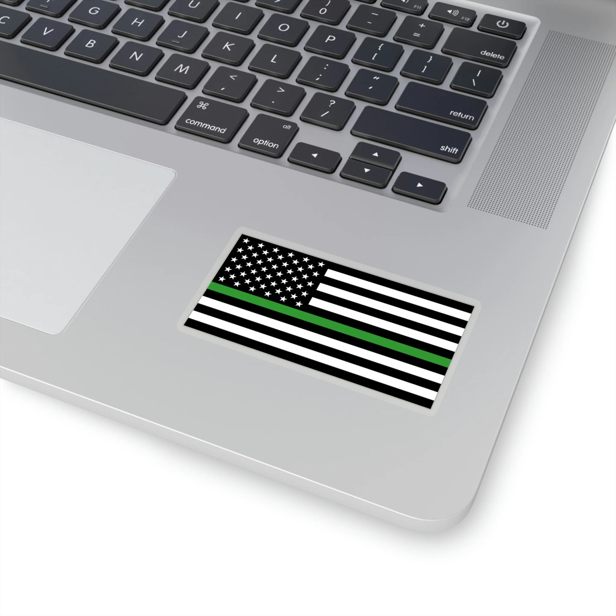 Thin Green Line Flag Sticker - Image 8