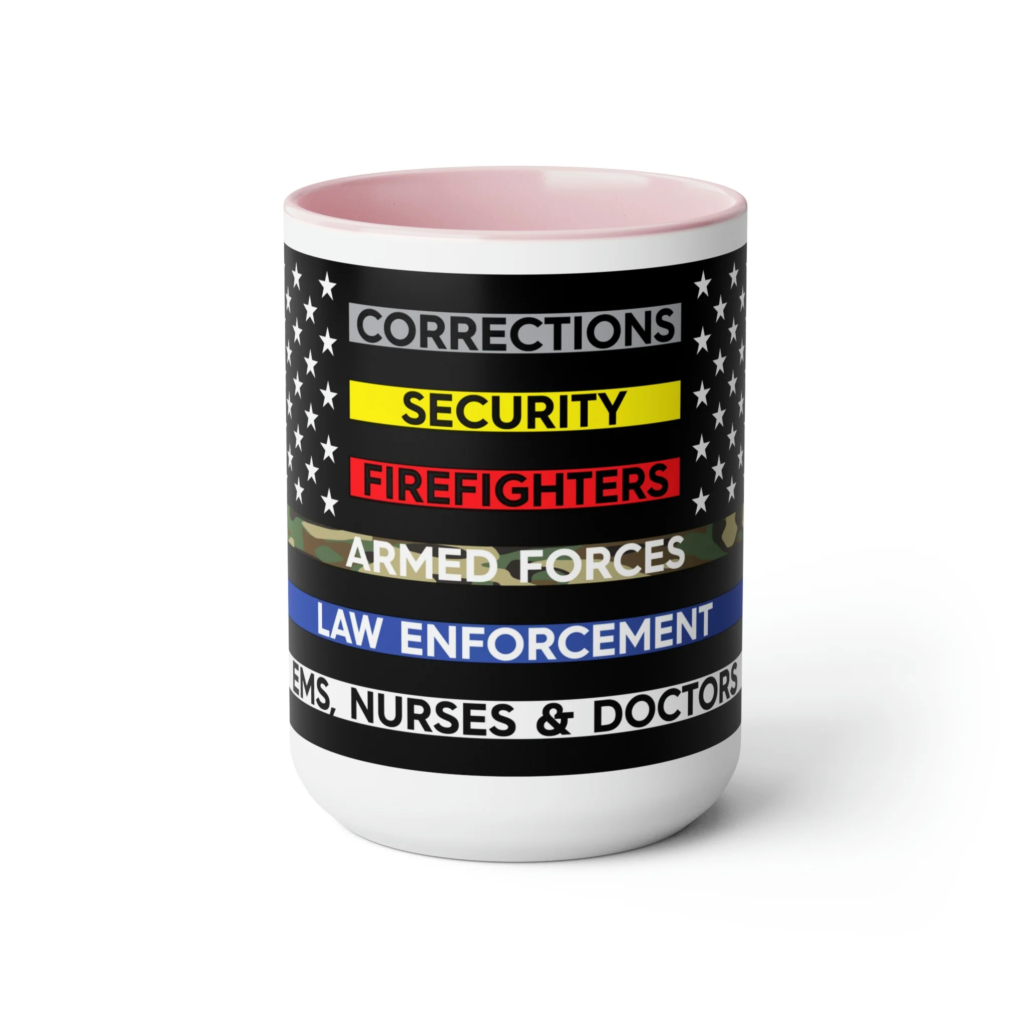 Thin Line USA Flag™ Coffee Mugs, 15oz - Image 17