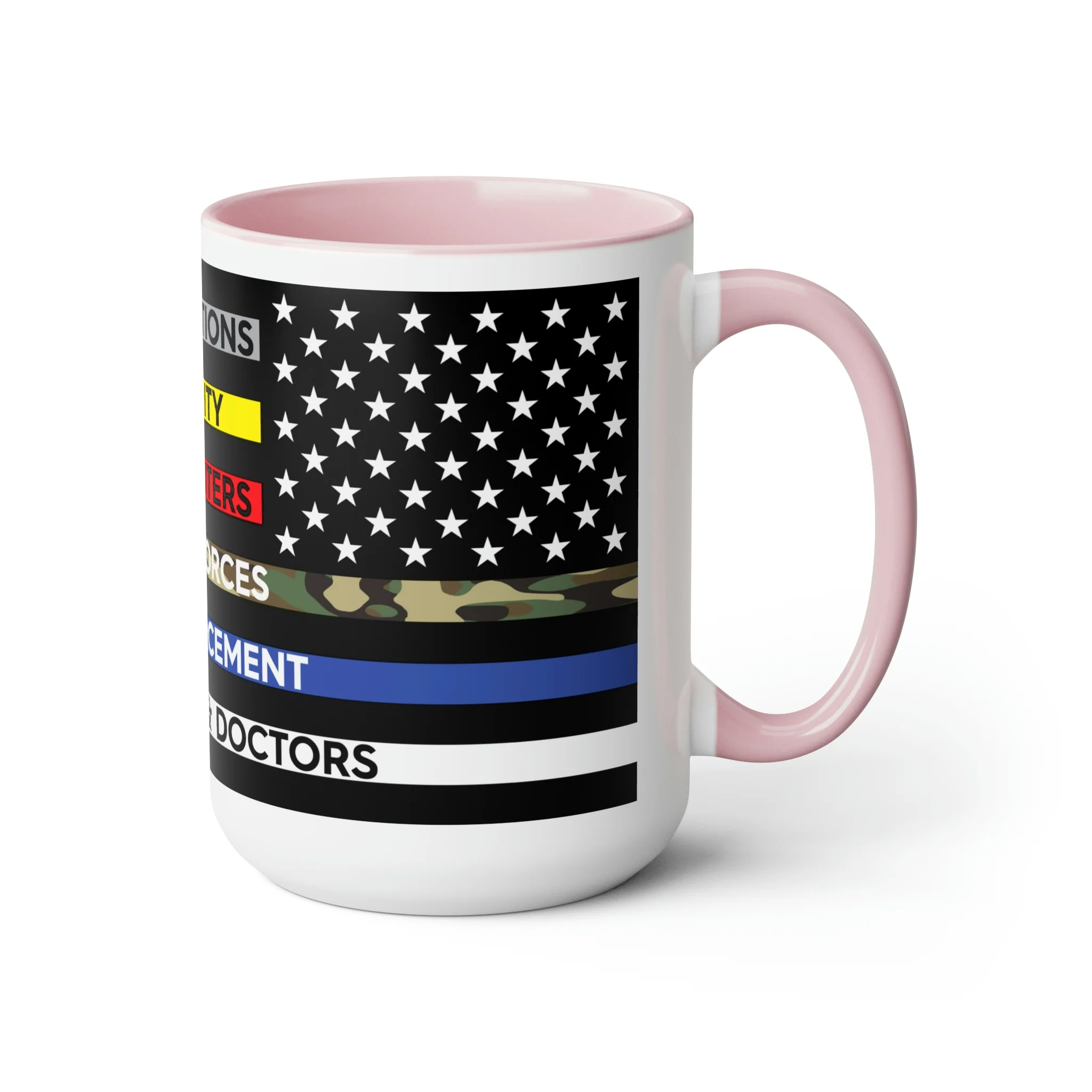Thin Line USA Flag™ Coffee Mugs, 15oz - Image 18