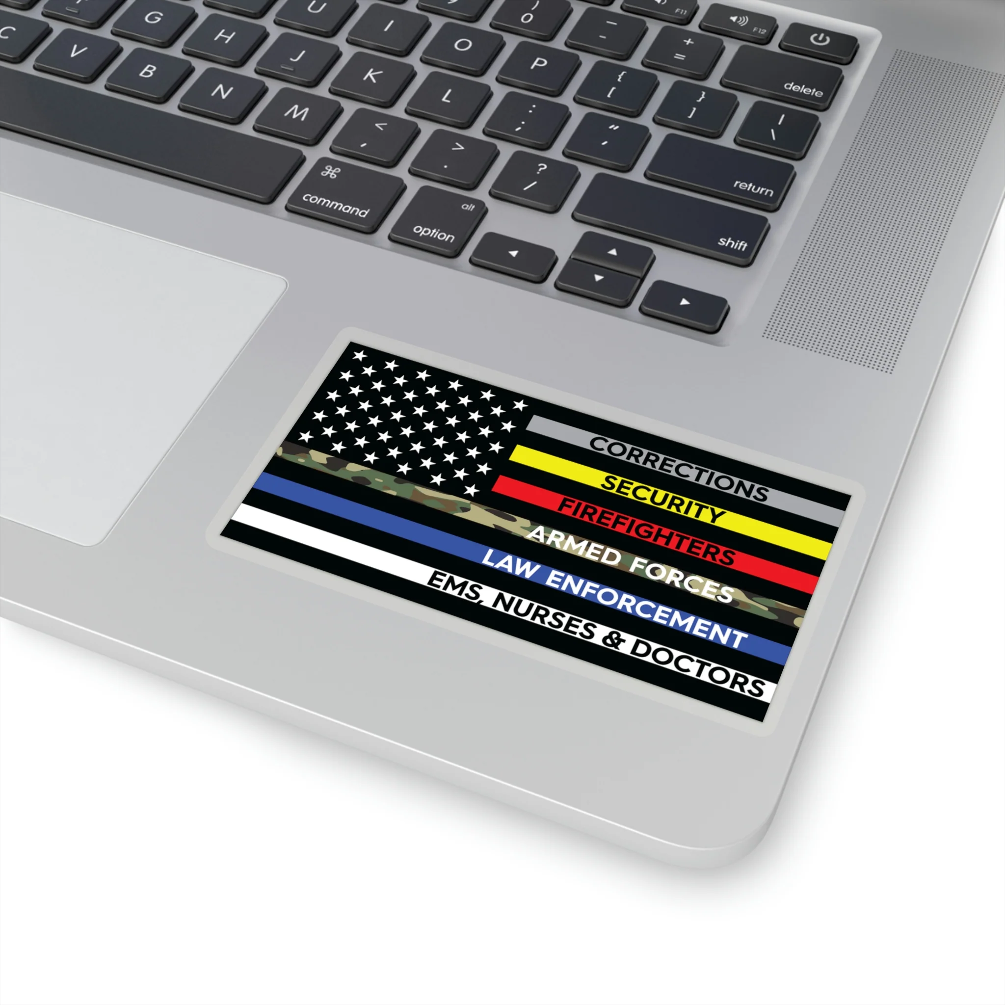 Thin Line USA Flag™ Sticker - Image 13