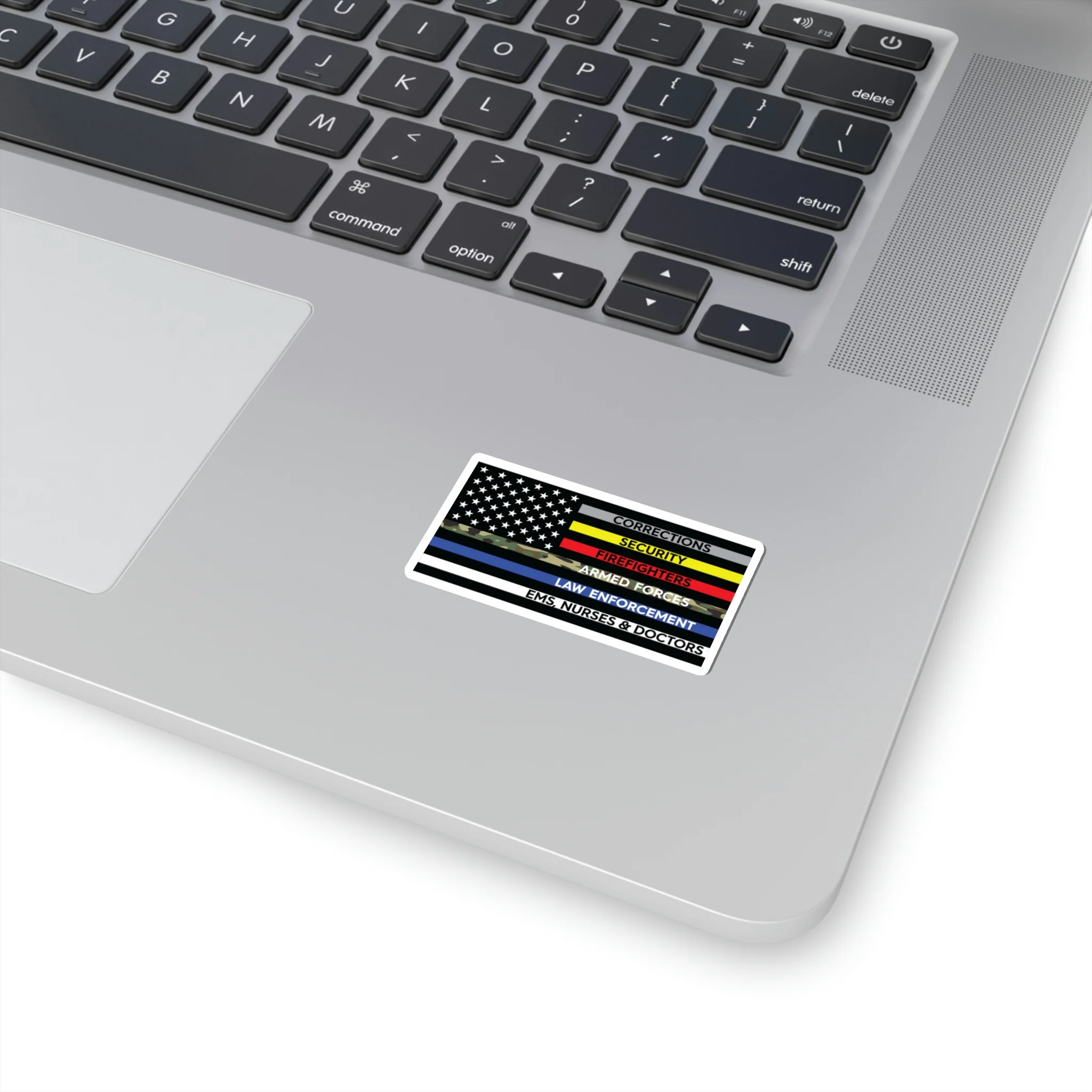 Thin Line USA Flag™ Sticker - Image 6