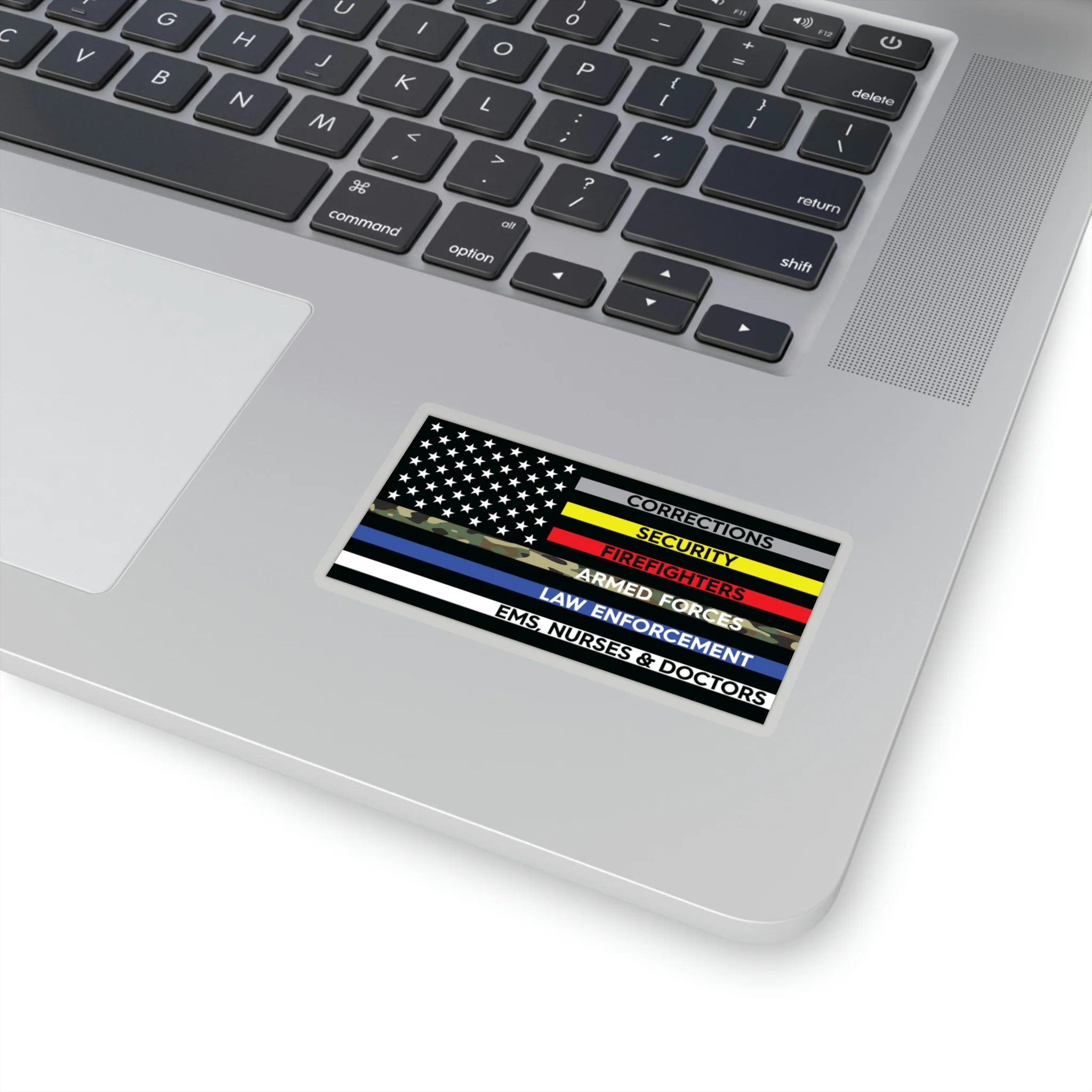 Thin Line USA Flag™ Sticker - Image 8