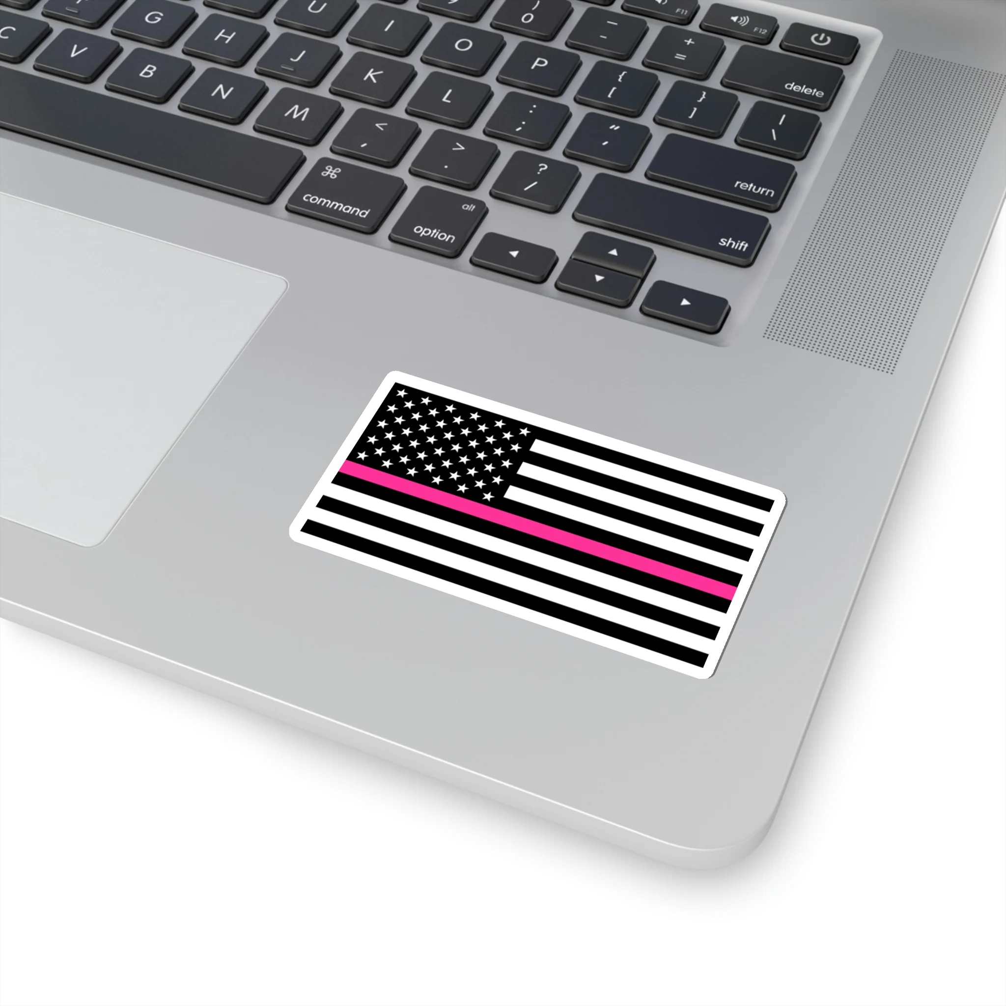 Thin Pink Line Flag Sticker - Image 11