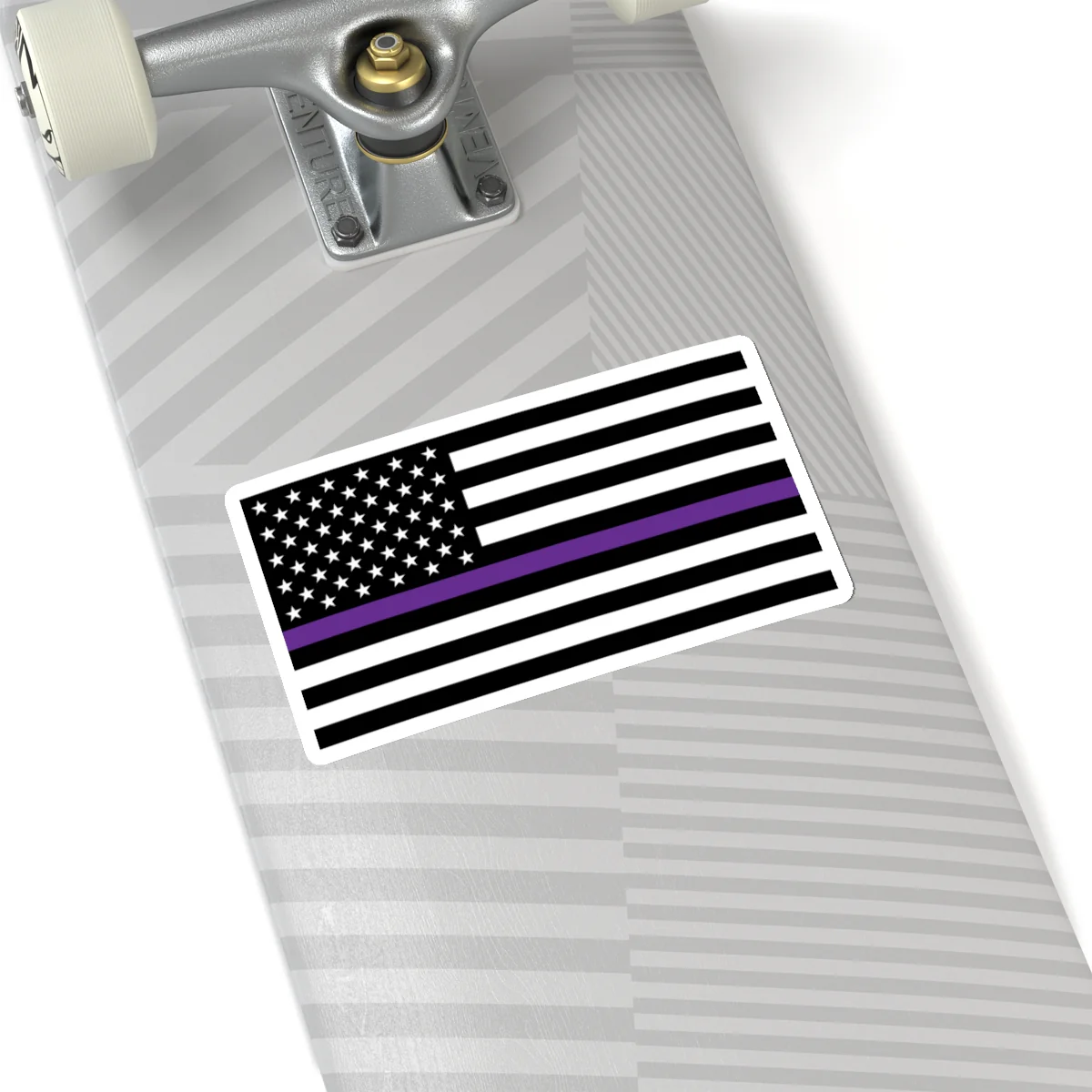 Thin Purple Line Flag Sticker - Image 23