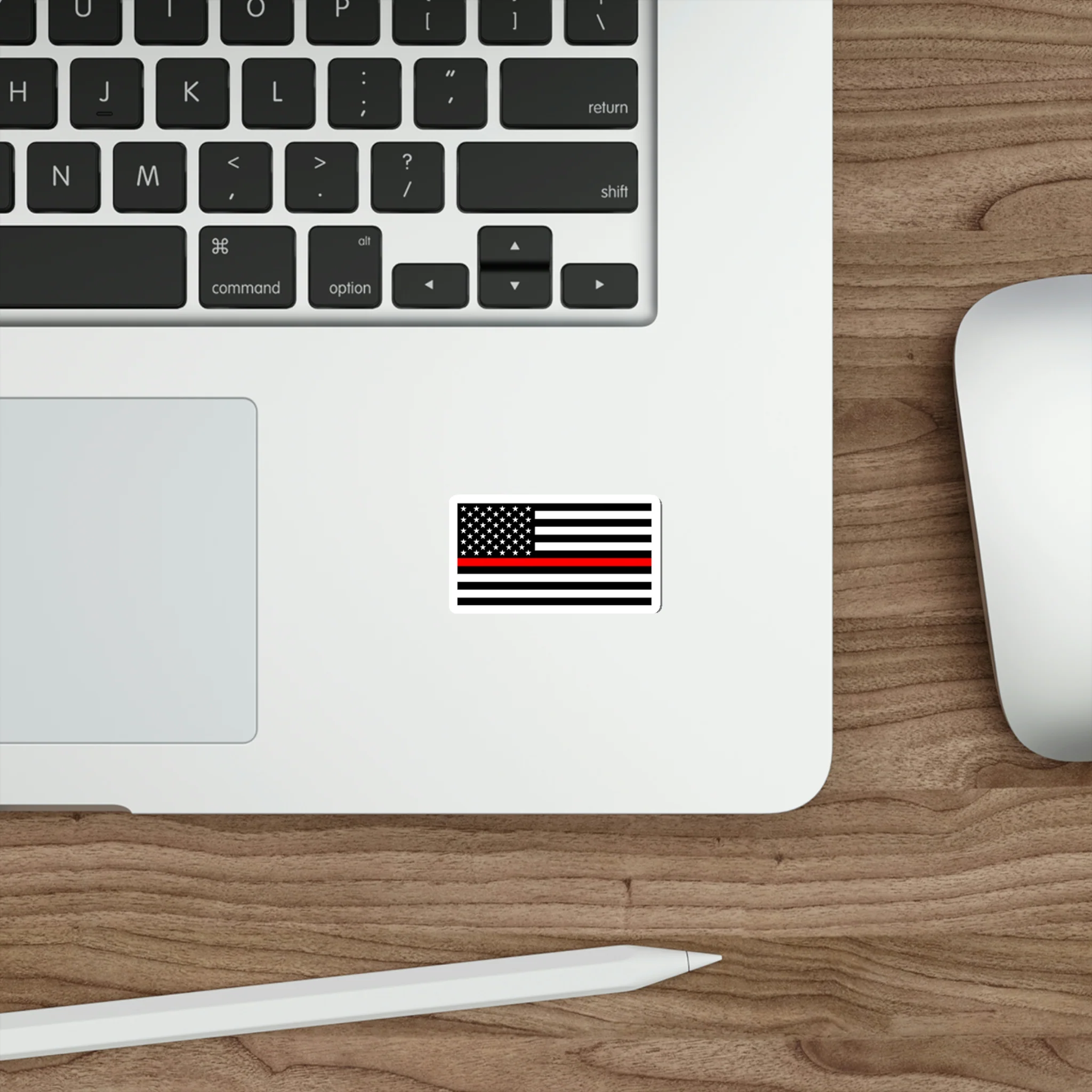 Thin Red Line Flag Decal (indoor and outdoor use) - Image 5