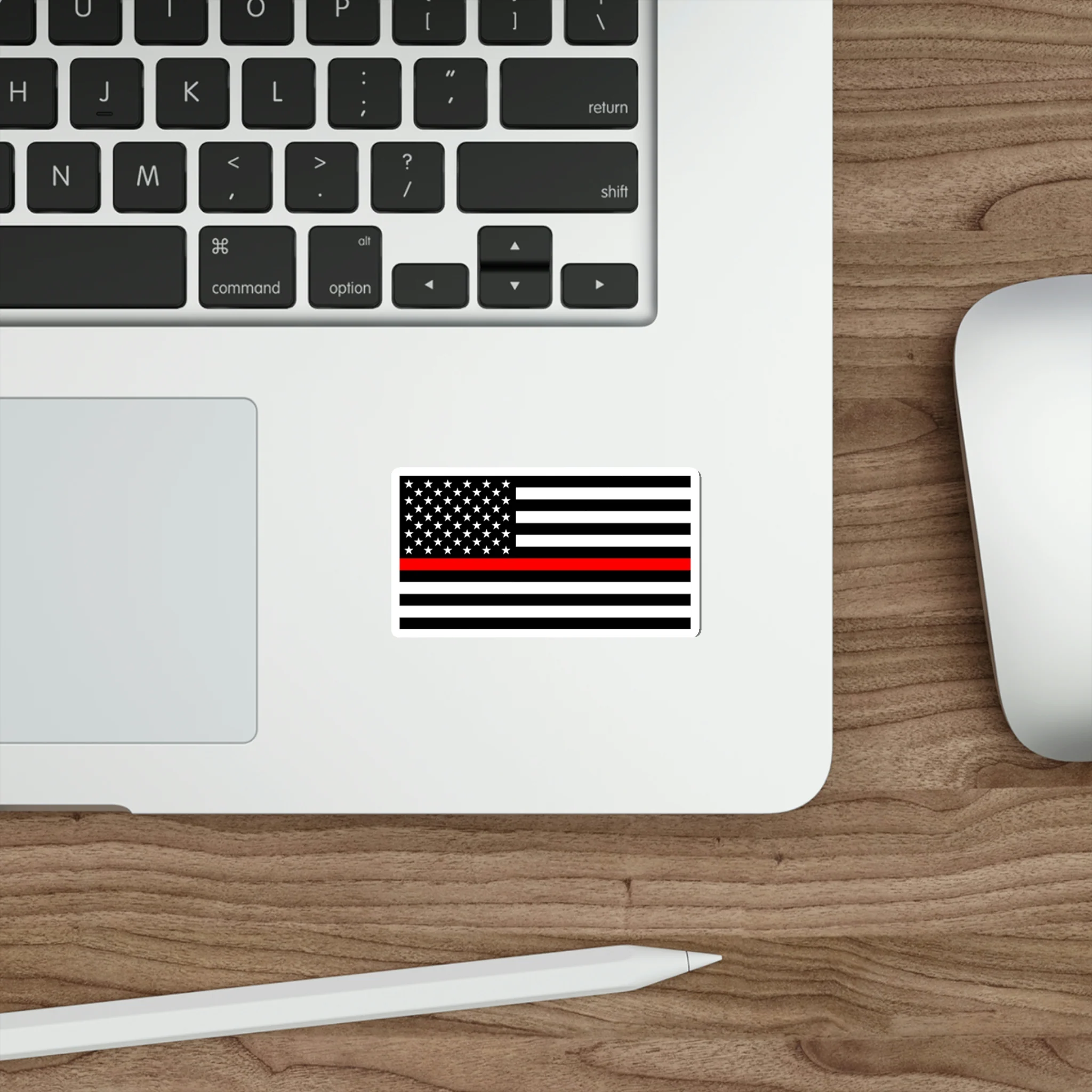 Thin Red Line Flag Decal (indoor and outdoor use) - Image 9