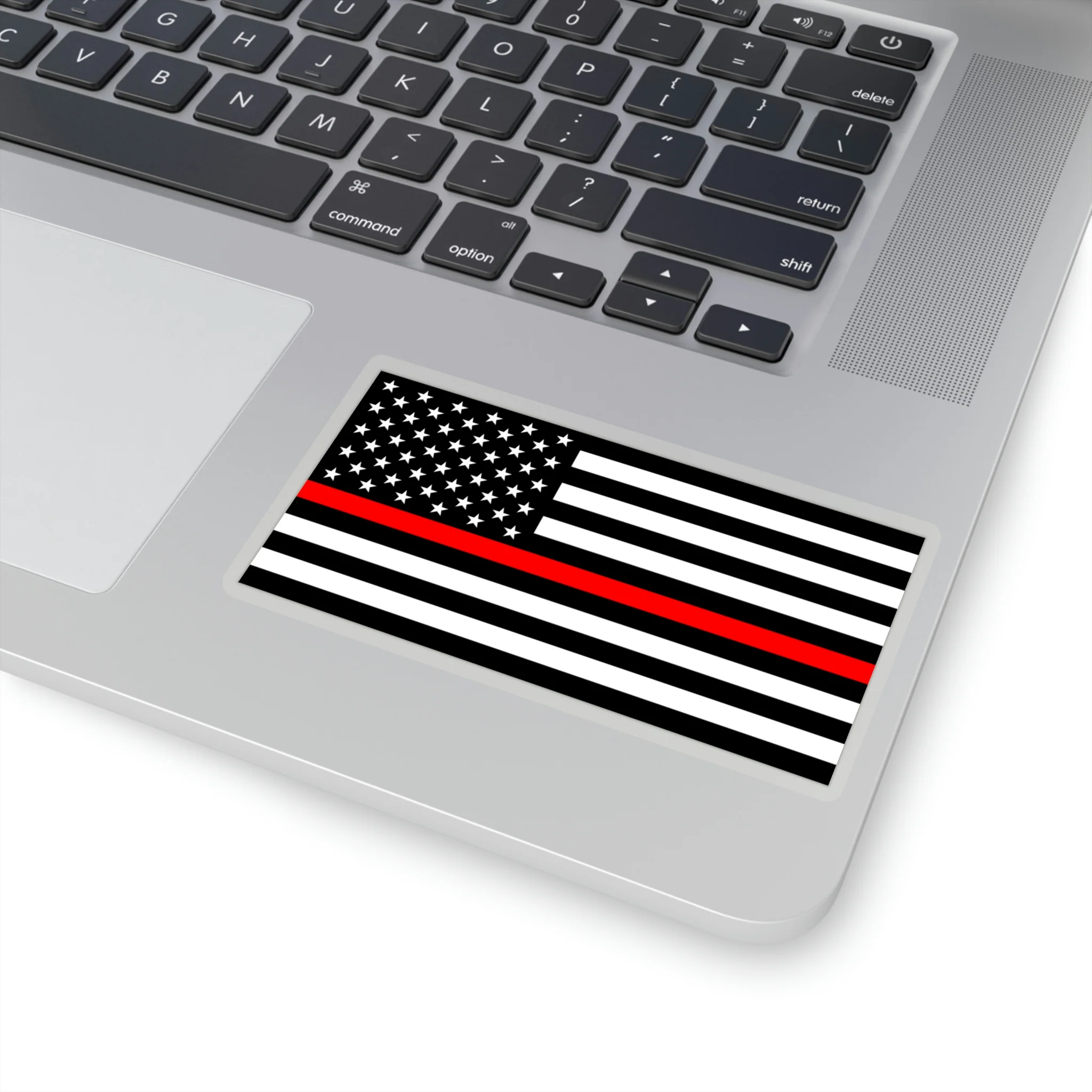 Thin Red Line Flag Sticker - Image 13