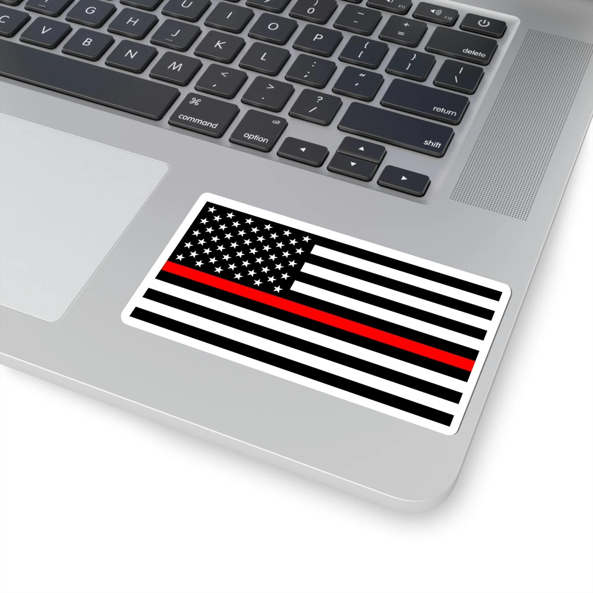 Thin Red Line Flag Sticker - Image 16